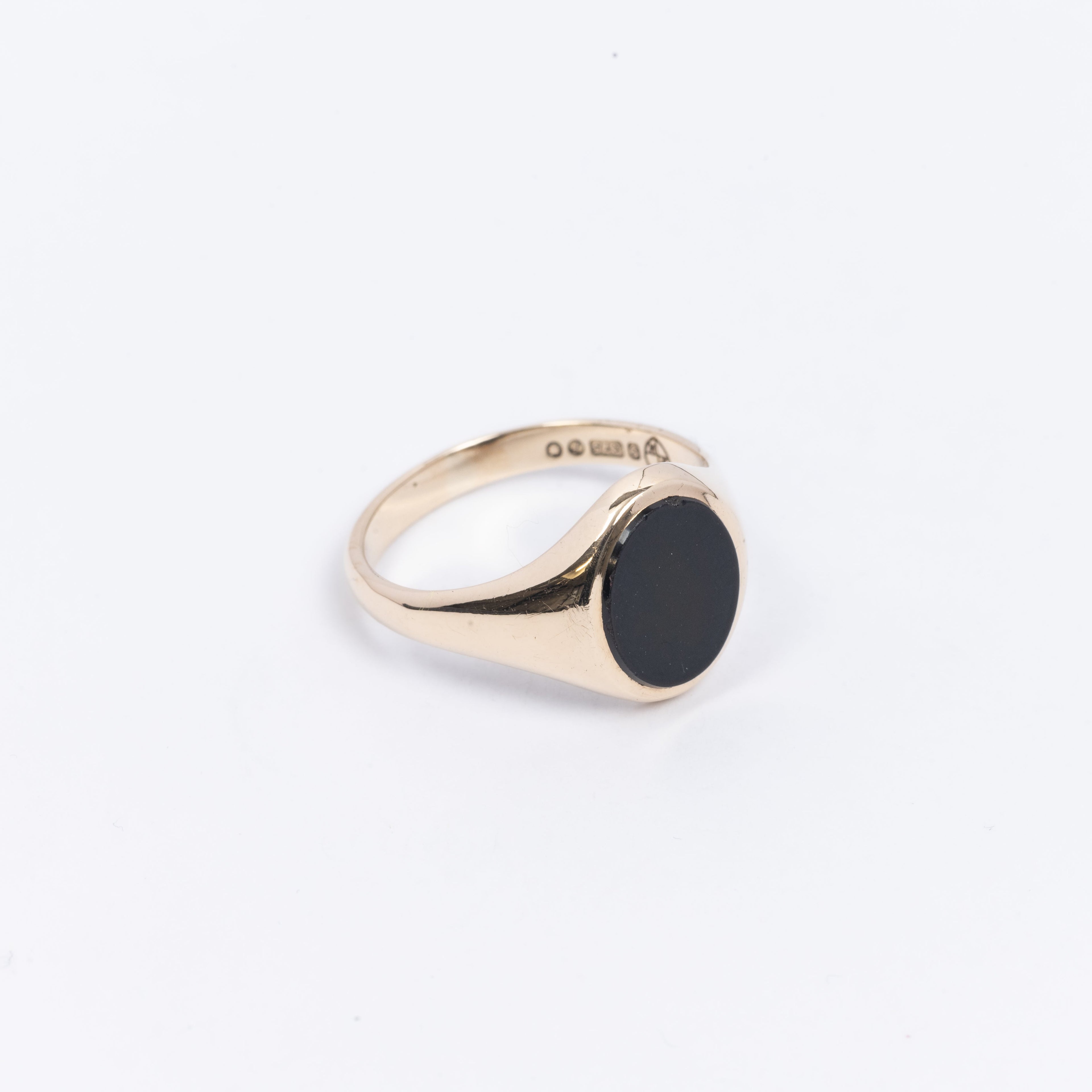 Mens Oval Signet Ring