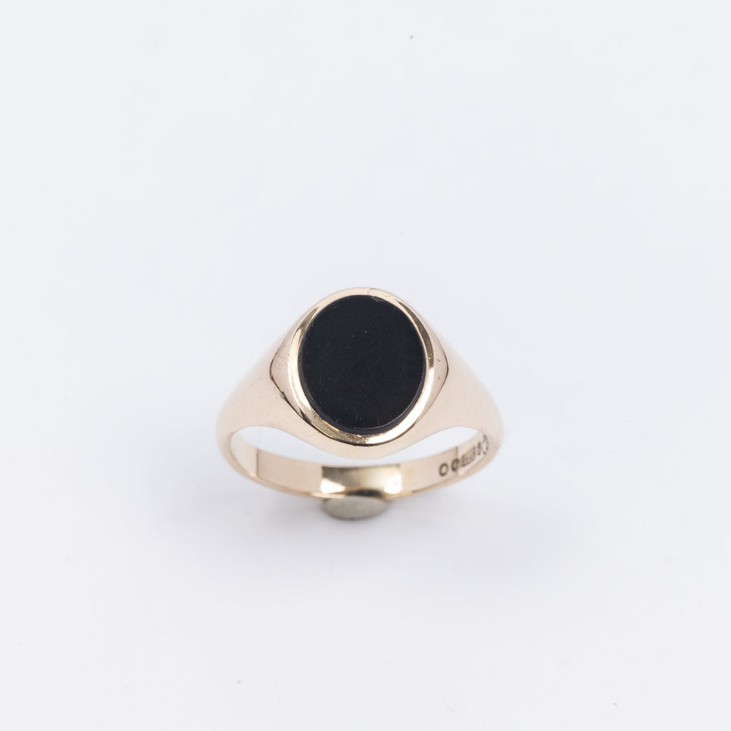 Mens Oval Signet Ring