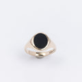 Mens Oval Signet Ring