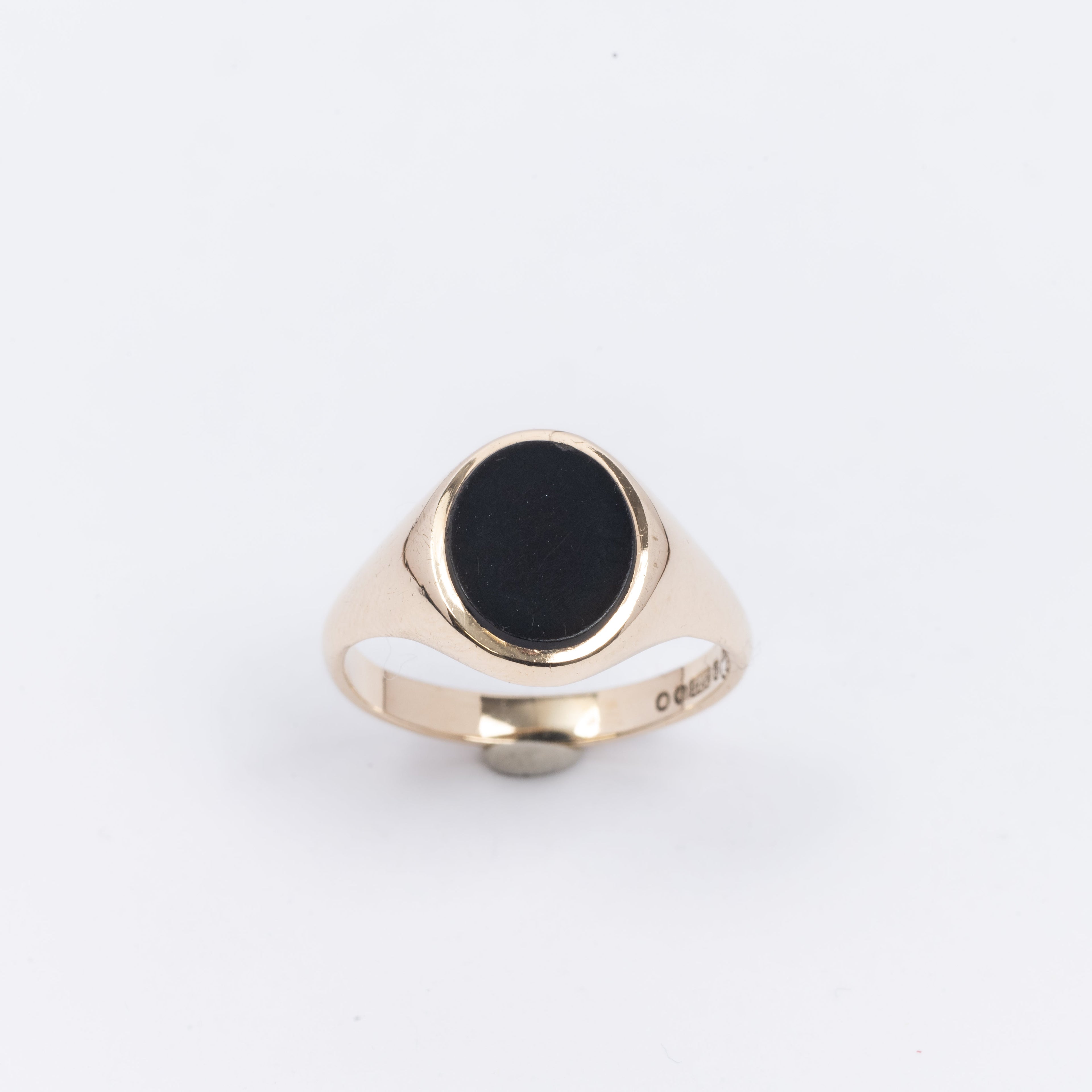 Mens Oval Signet Ring