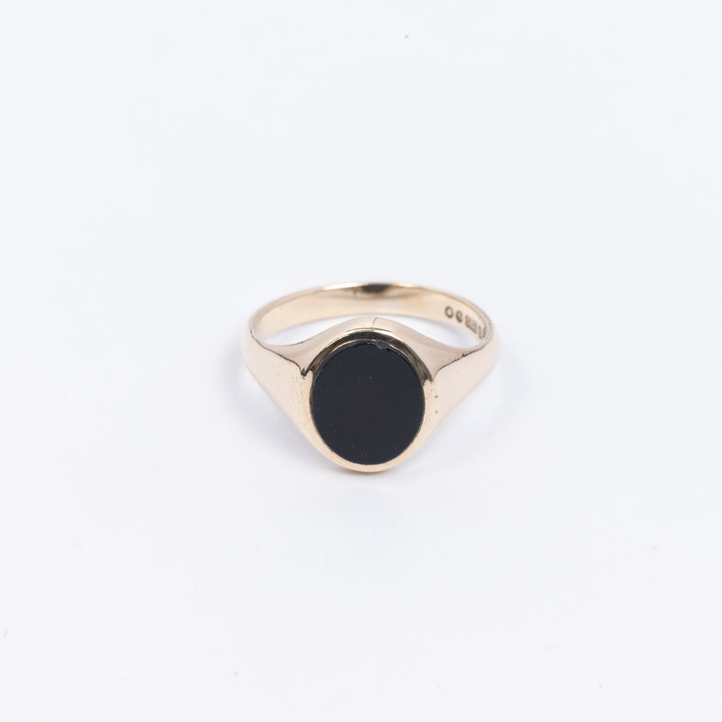 Mens Oval Signet Ring