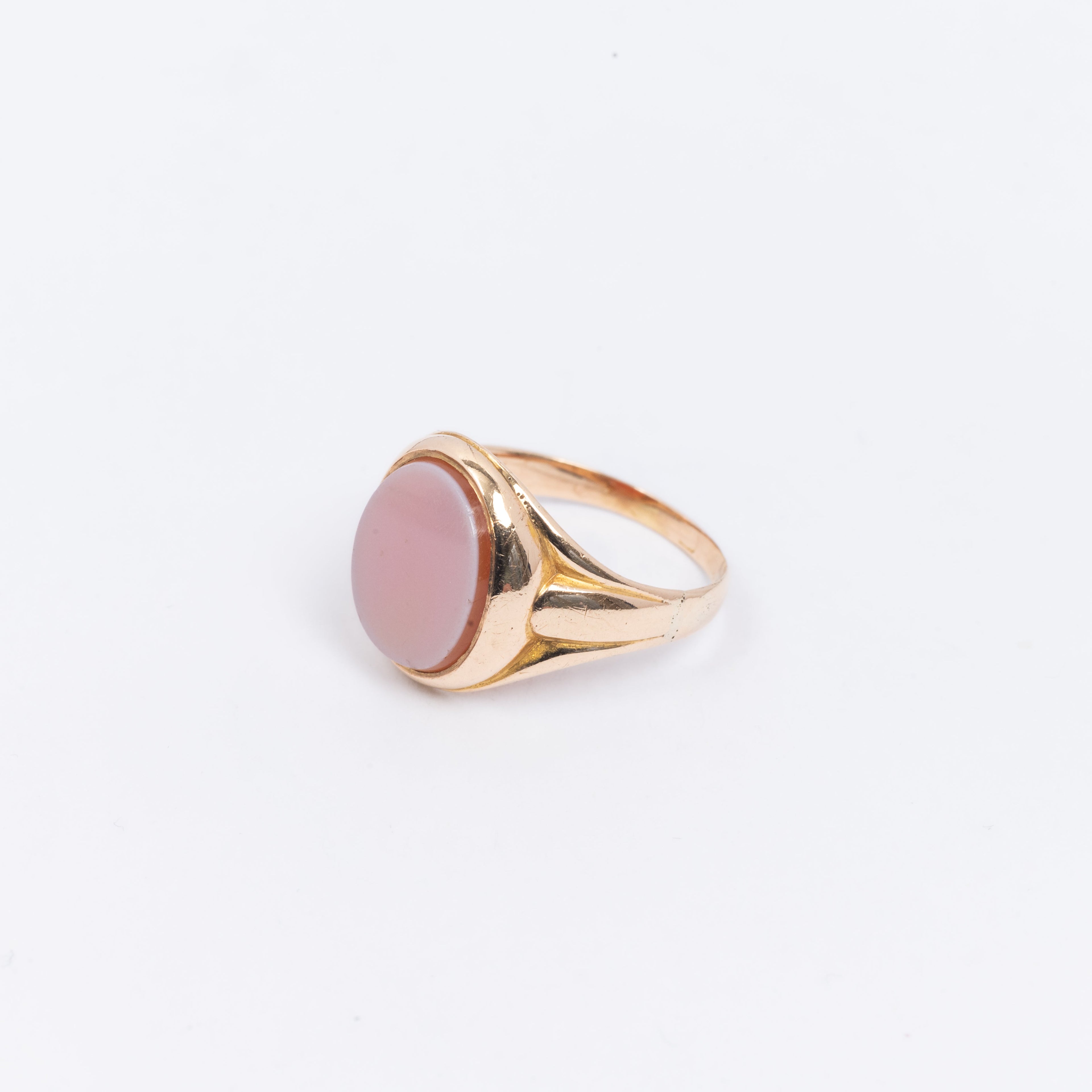 Mens Oval Signet Ring