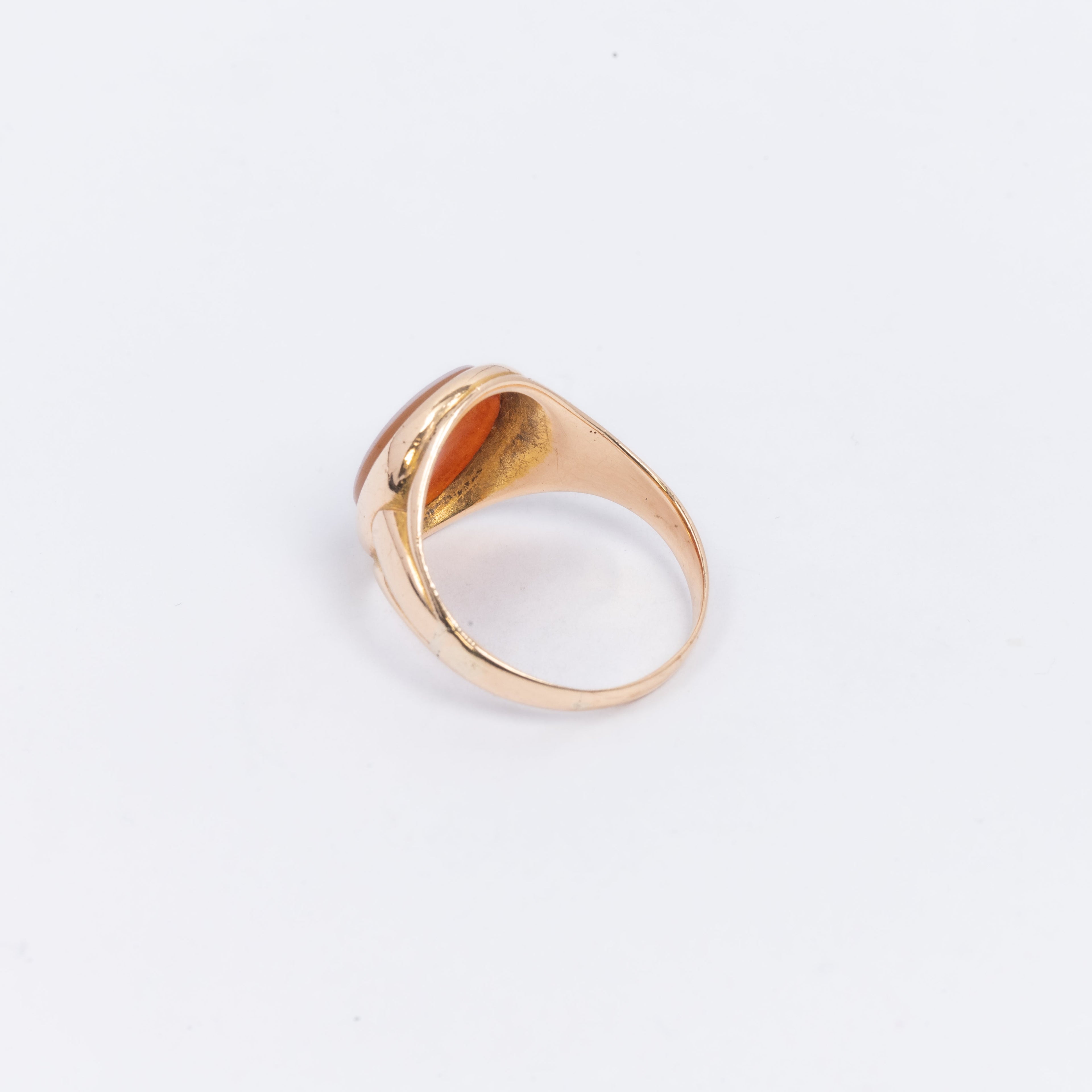 Mens Oval Signet Ring