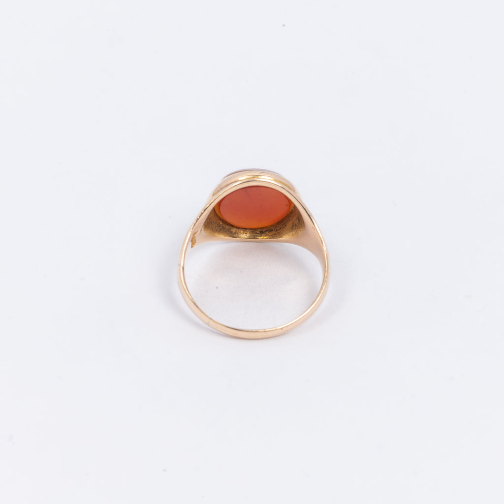Mens Oval Signet Ring