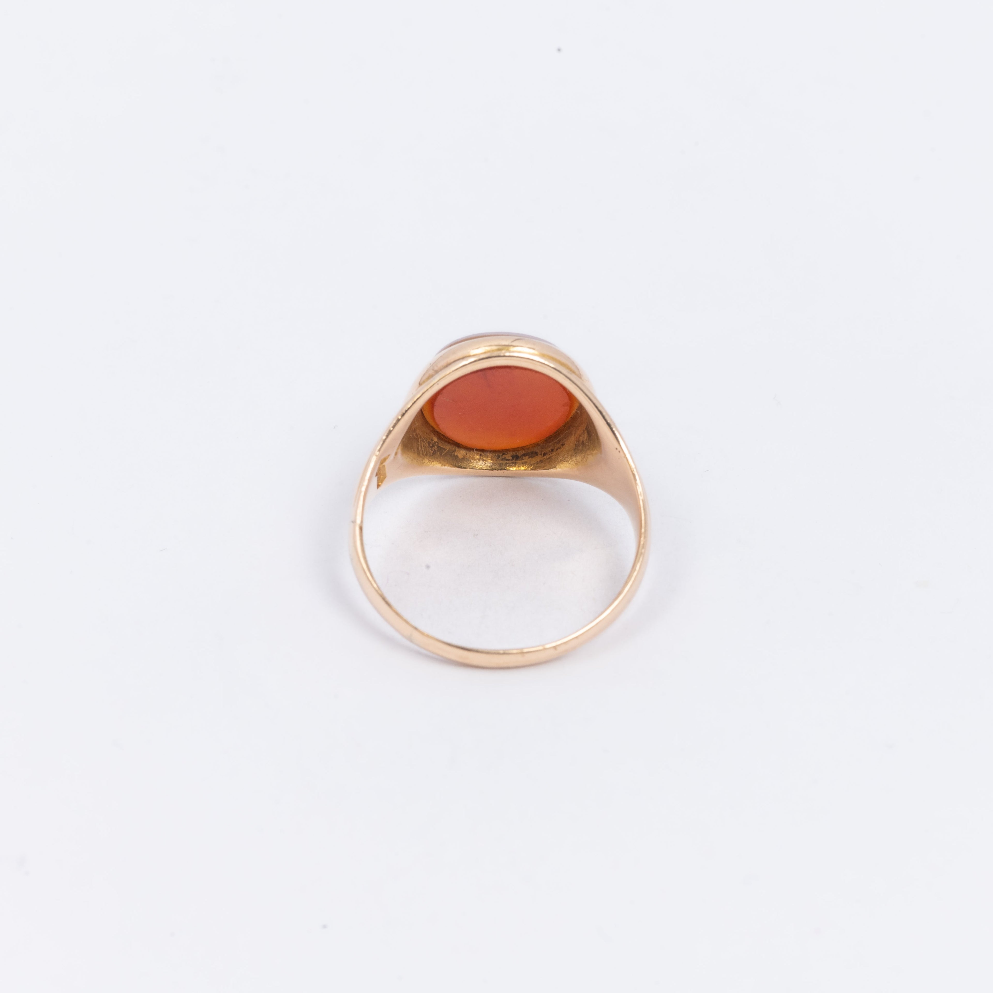Mens Oval Signet Ring