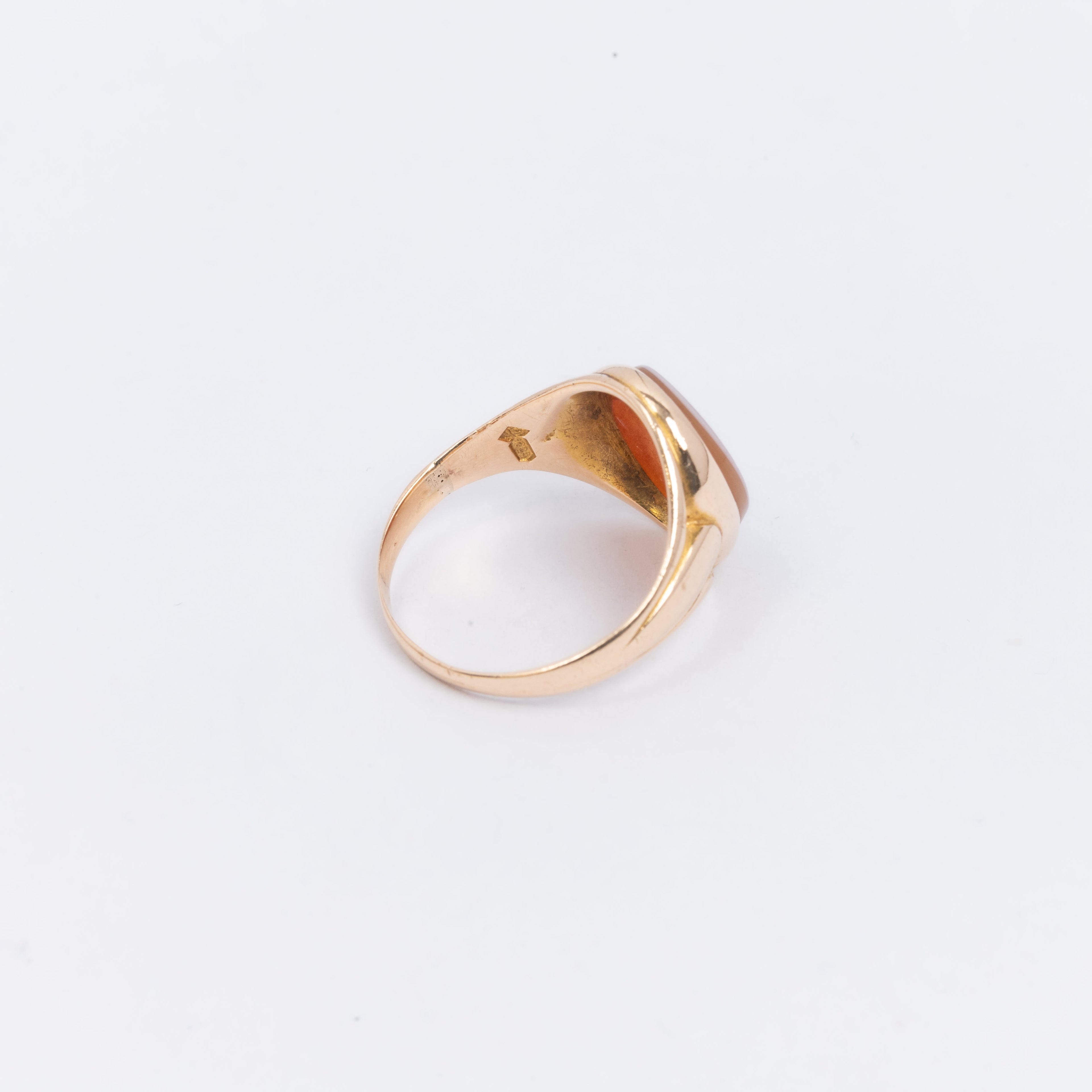 Mens Oval Signet Ring