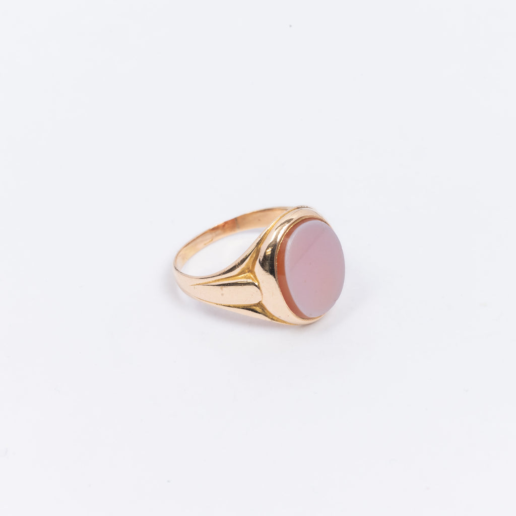 Mens Oval Signet Ring