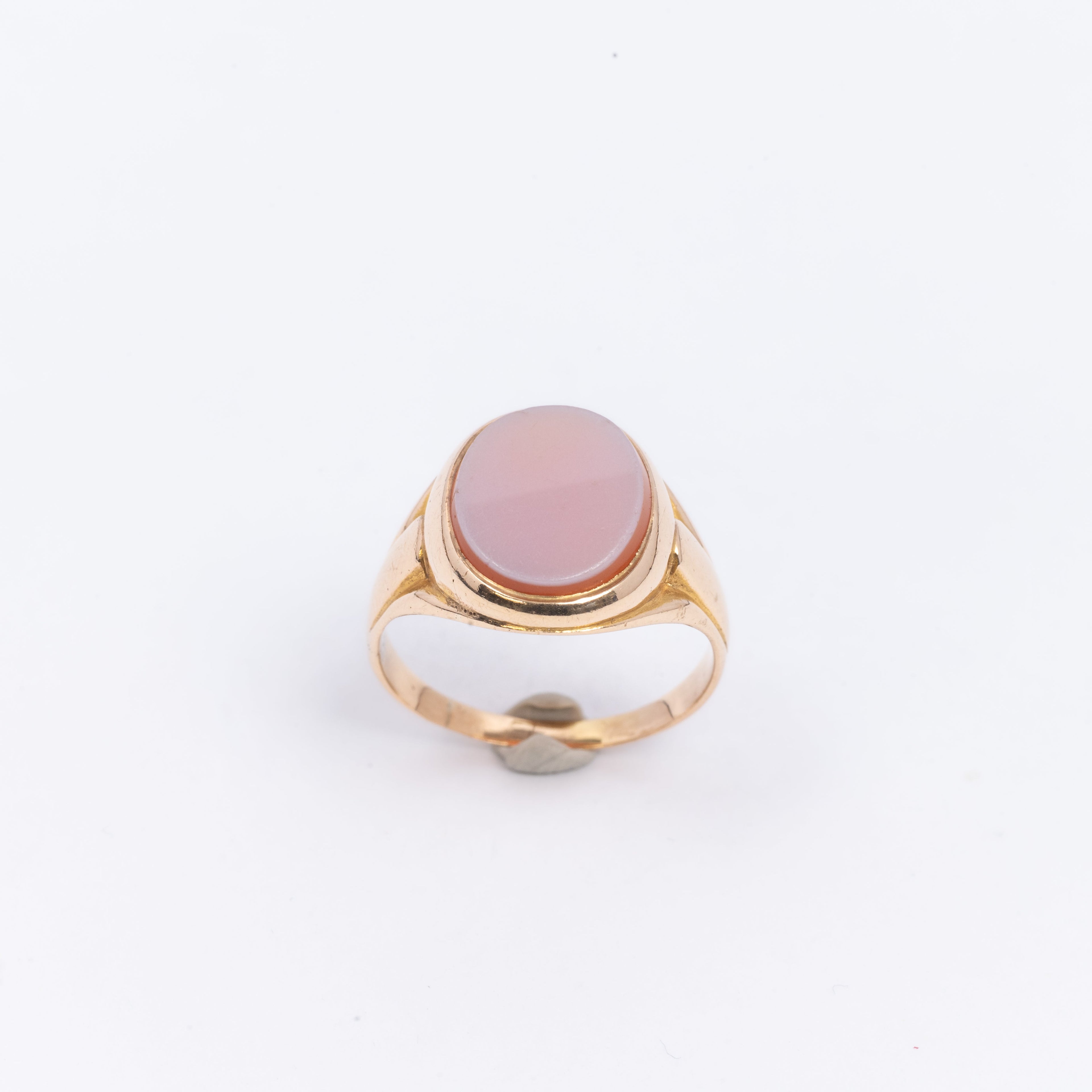 Mens Oval Signet Ring