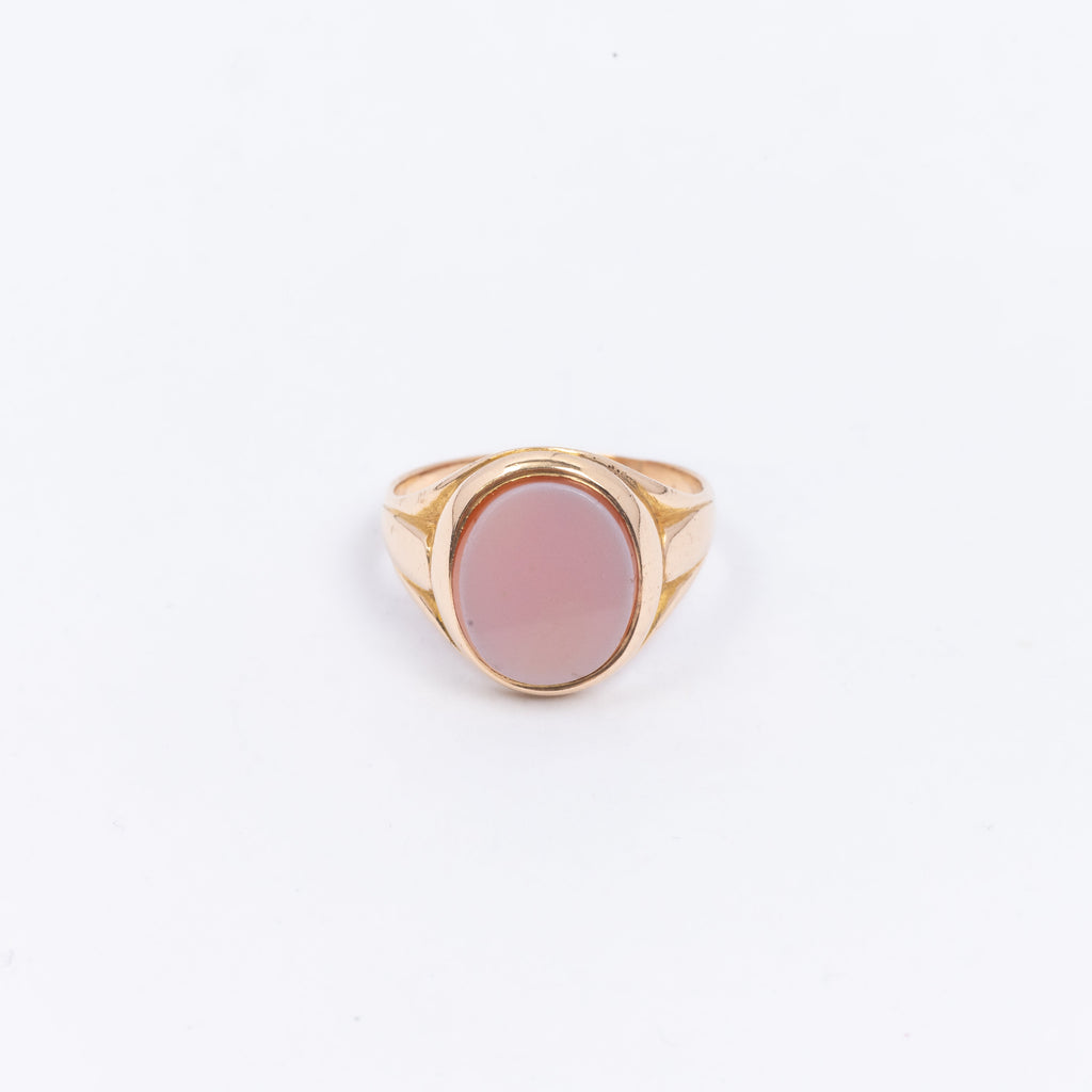 Mens Oval Signet Ring