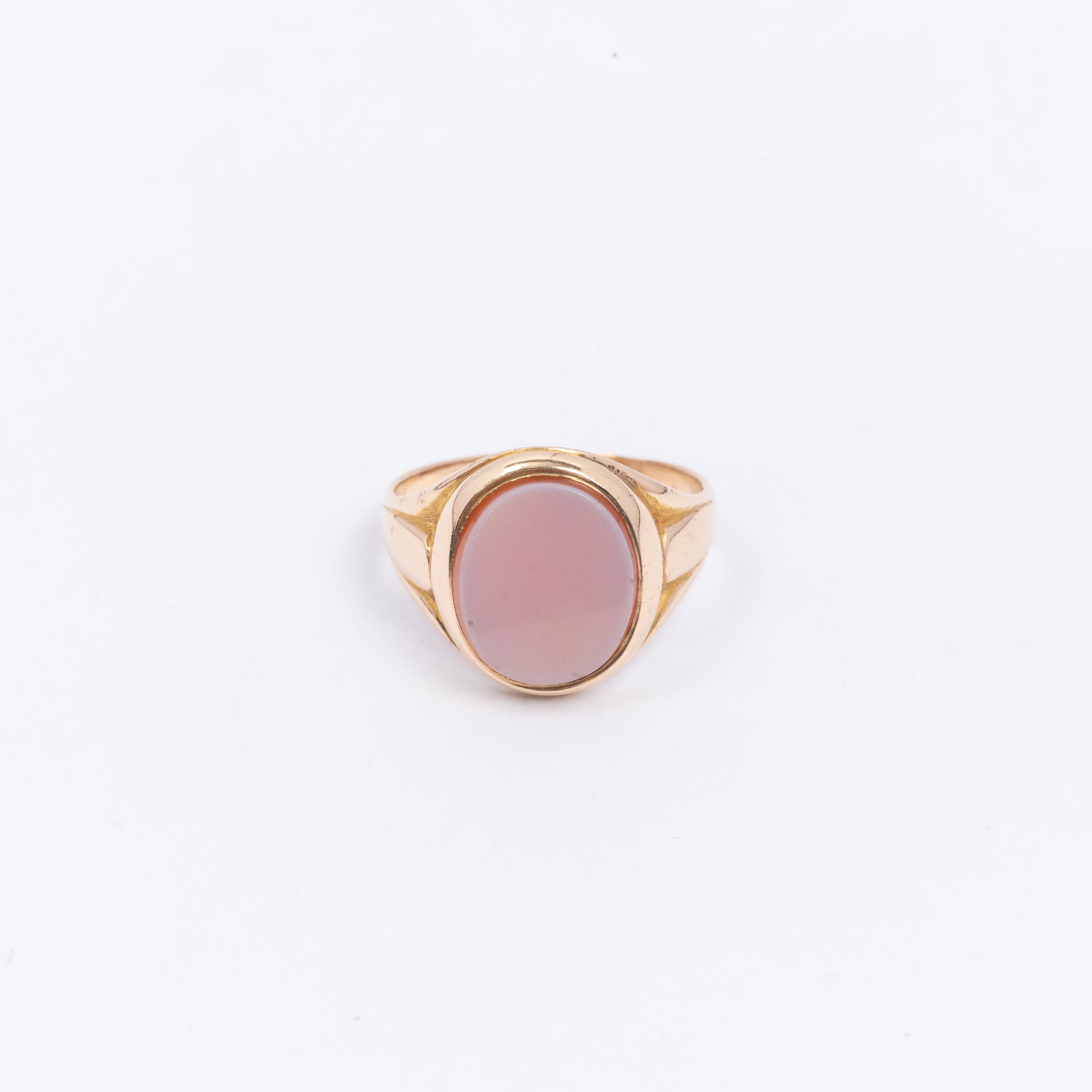 Mens Oval Signet Ring