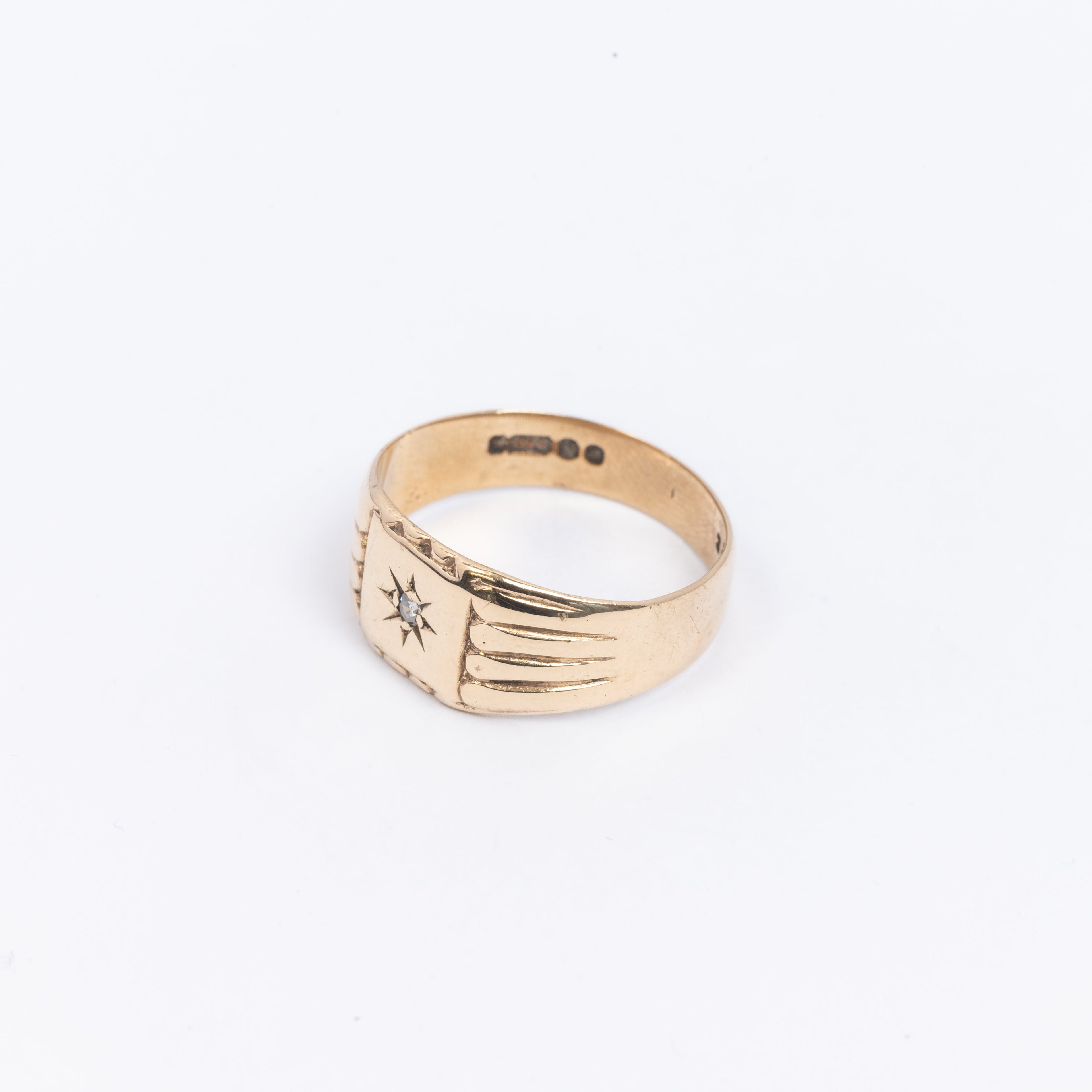 Mens Square Signet Ring