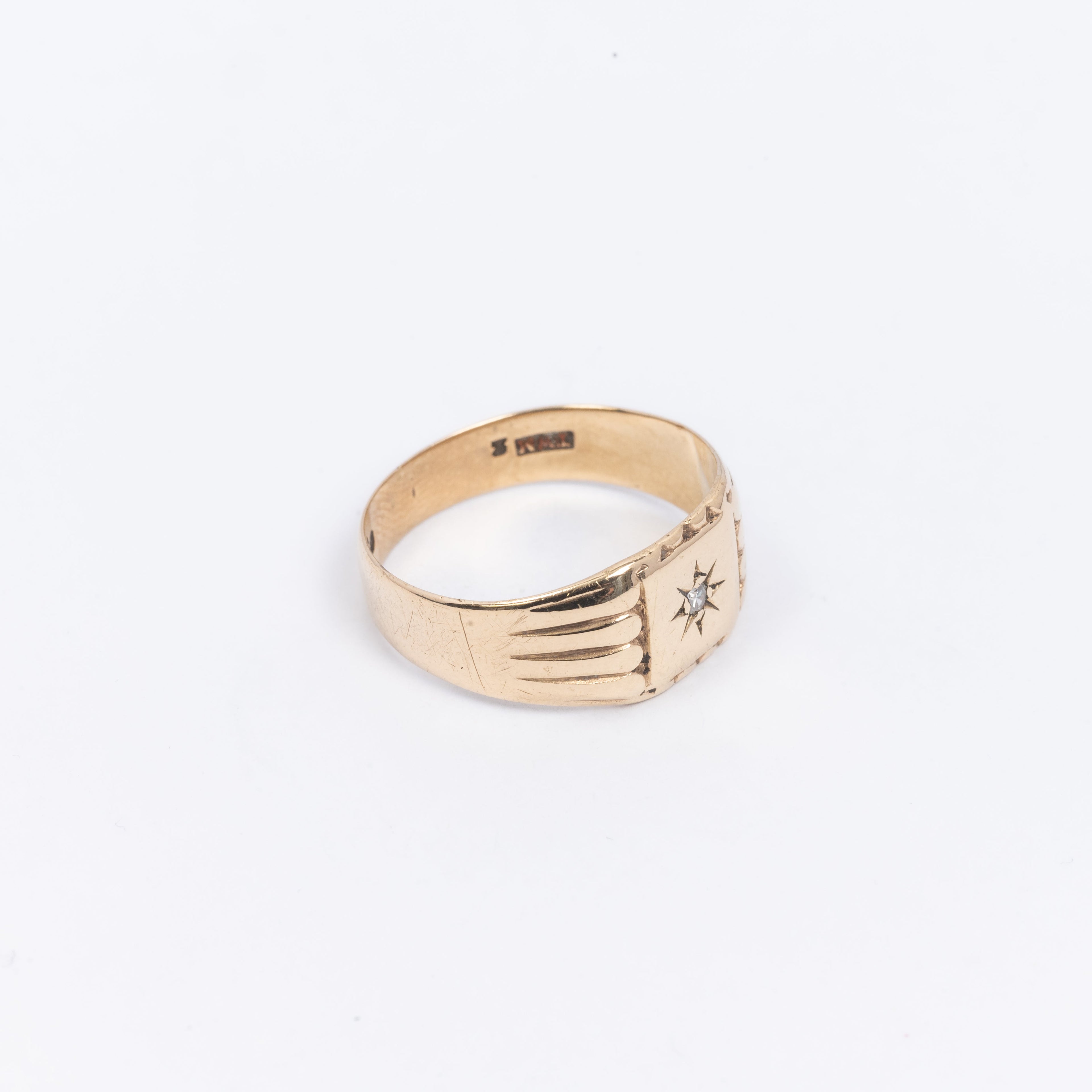 Mens Square Signet Ring