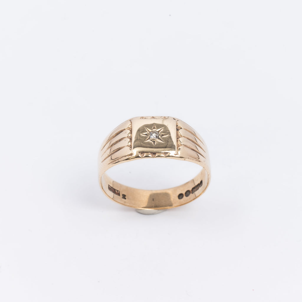 Mens Square Signet Ring