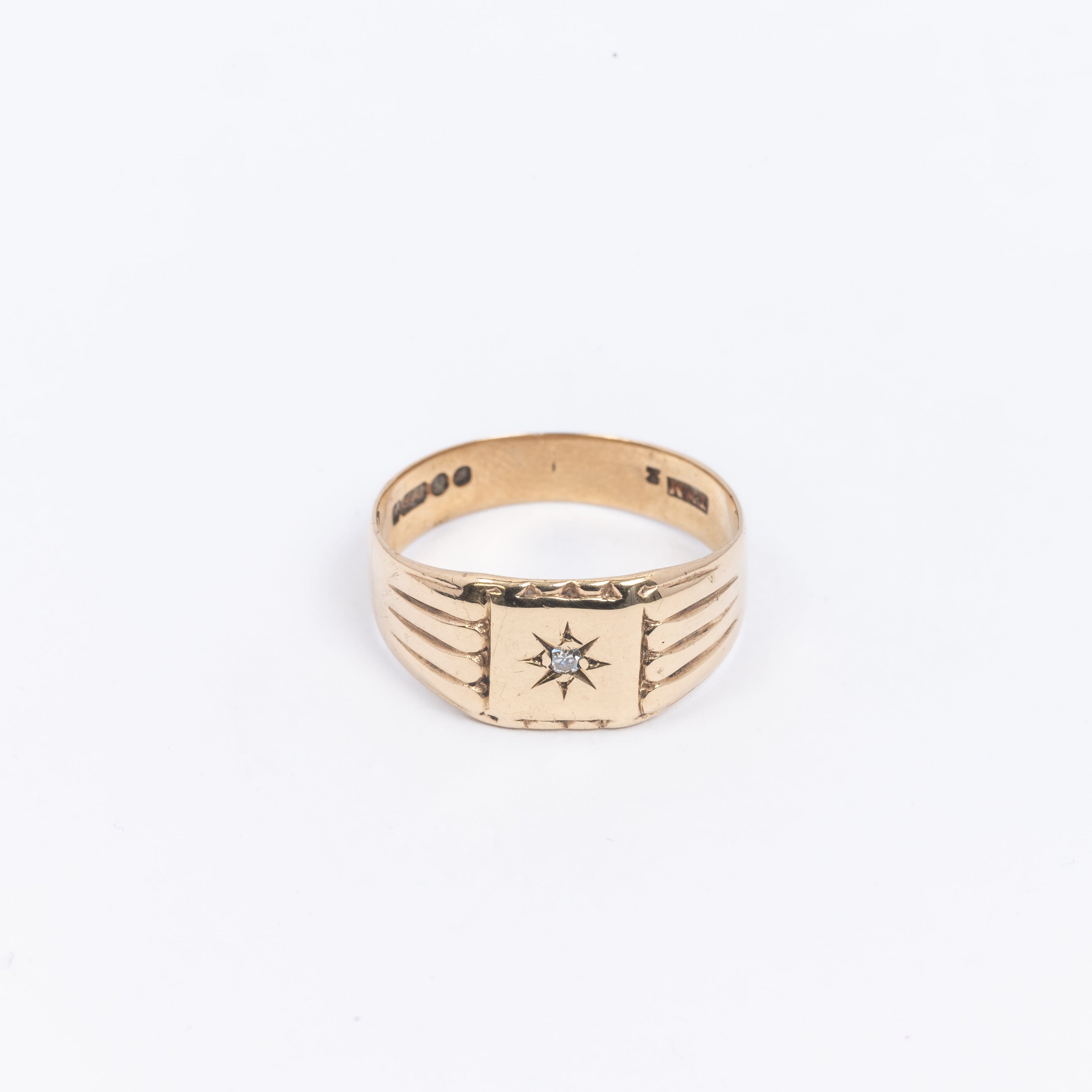 Mens Square Signet Ring