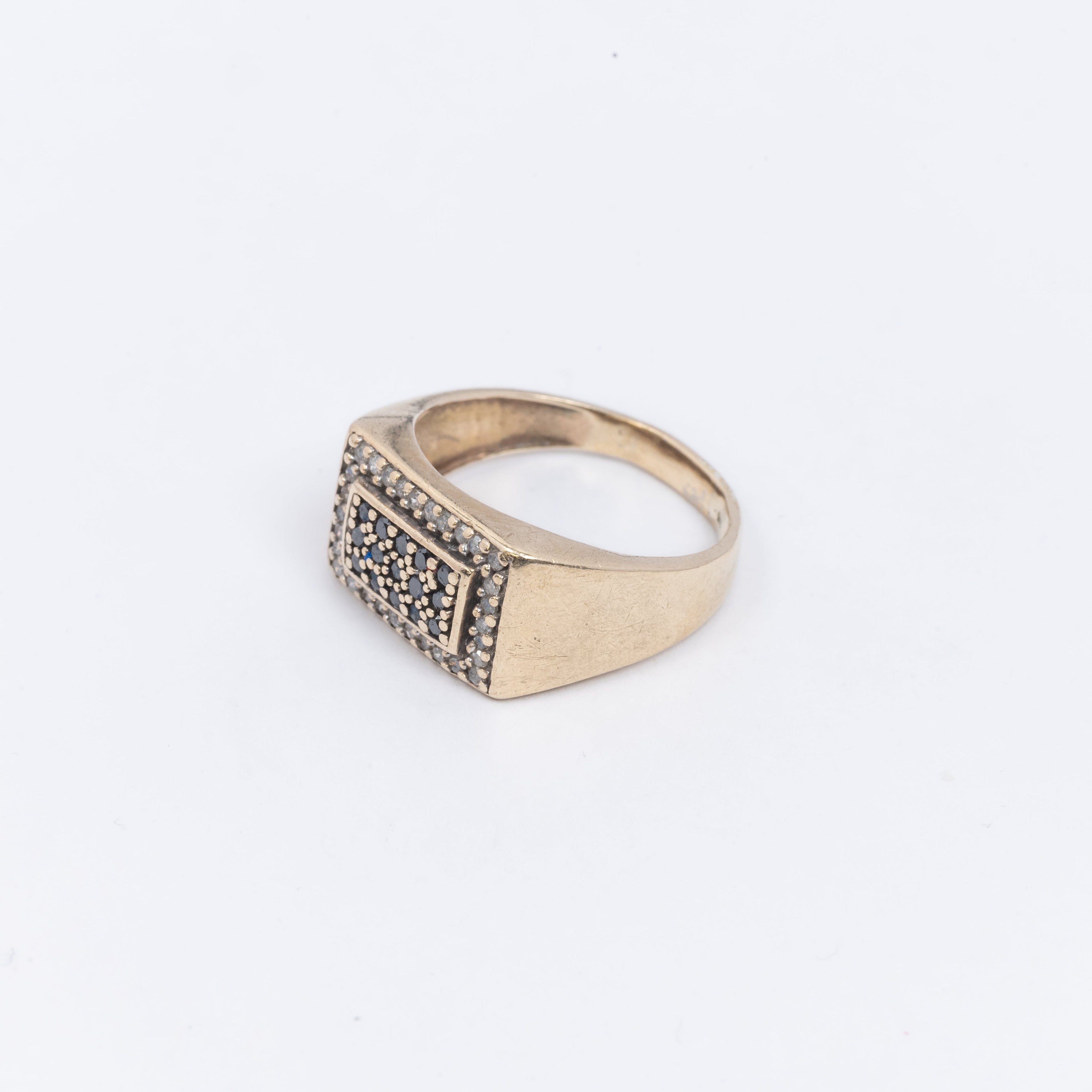 Mens Large Pave Ring