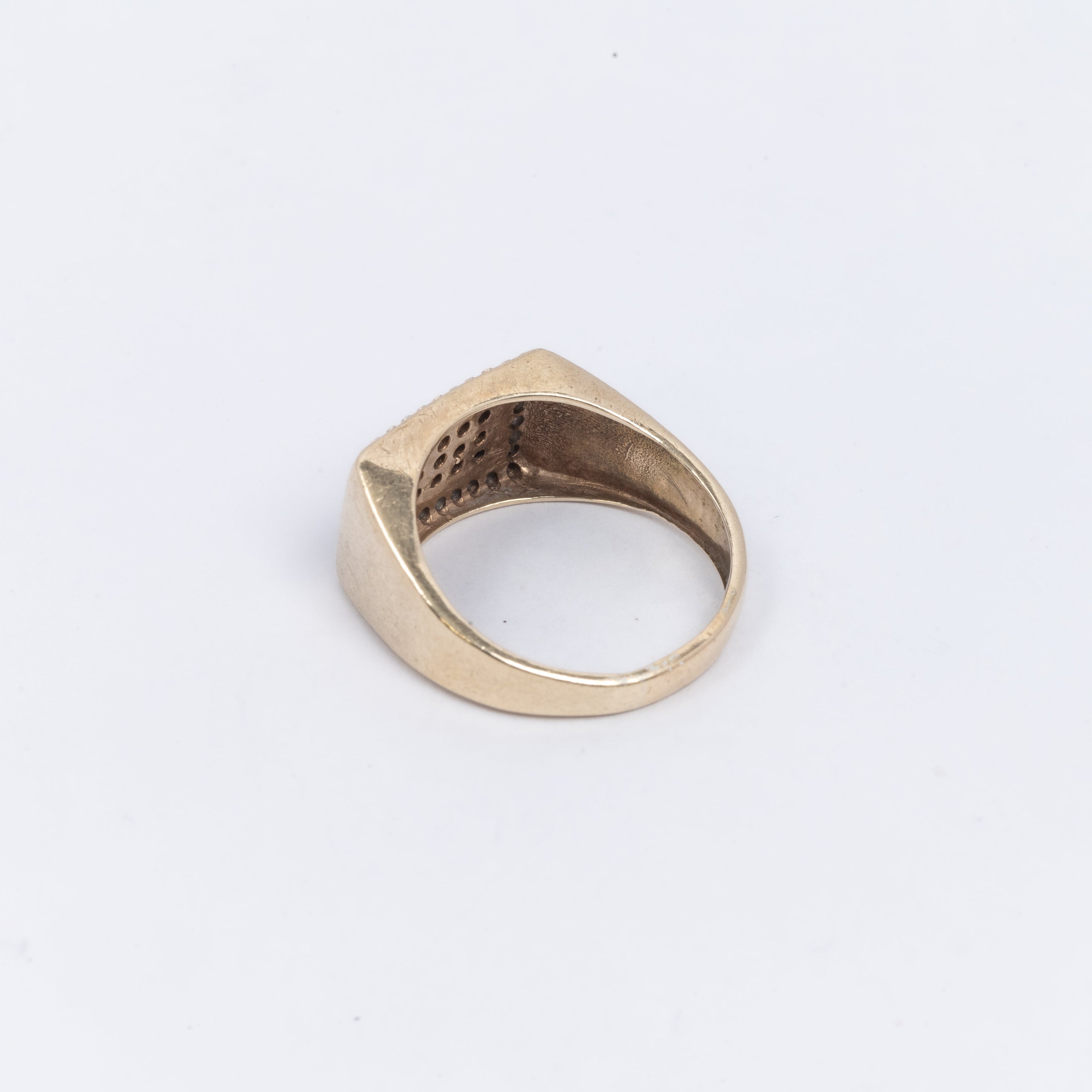 Mens Large Pave Ring