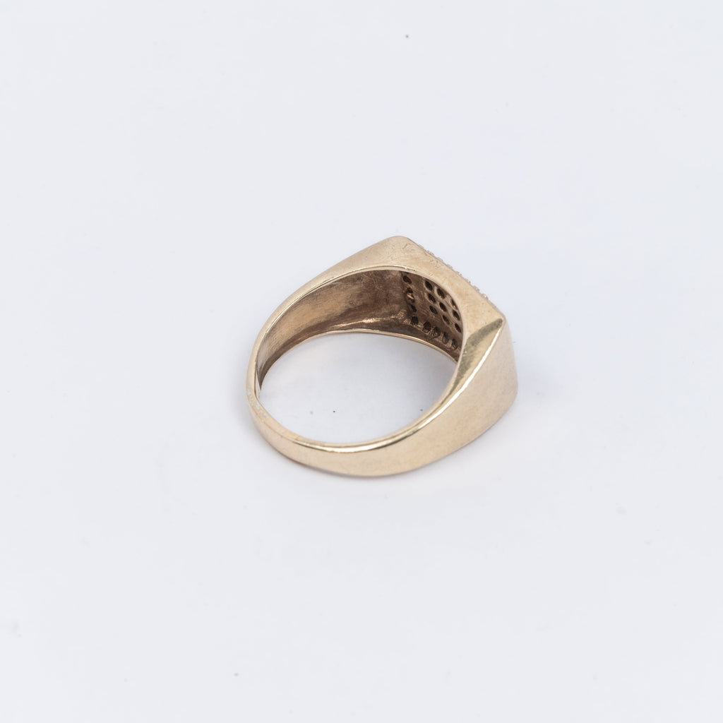 Mens Large Pave Ring