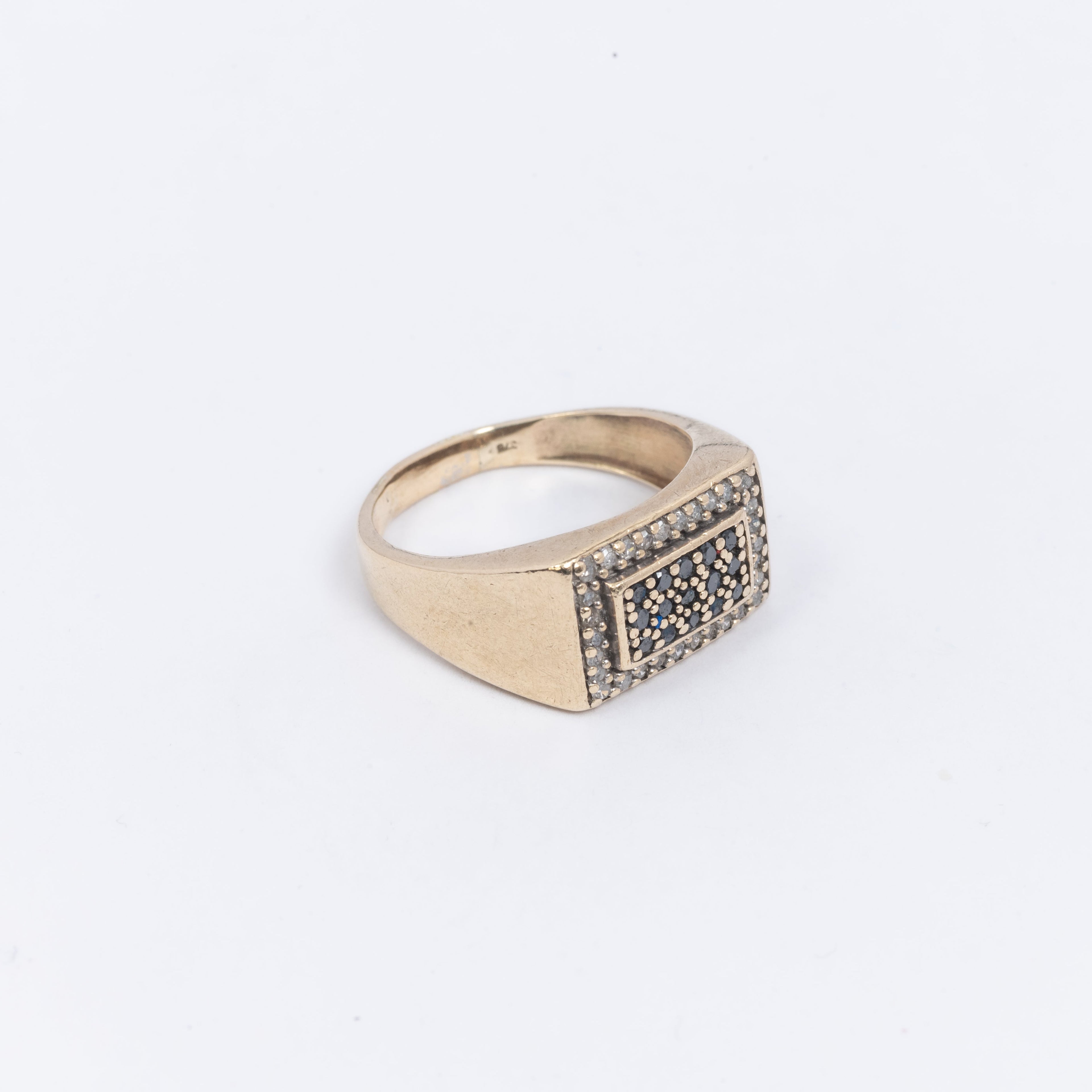 Mens Large Pave Ring