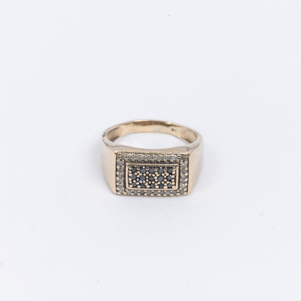 Mens Large Pave Ring