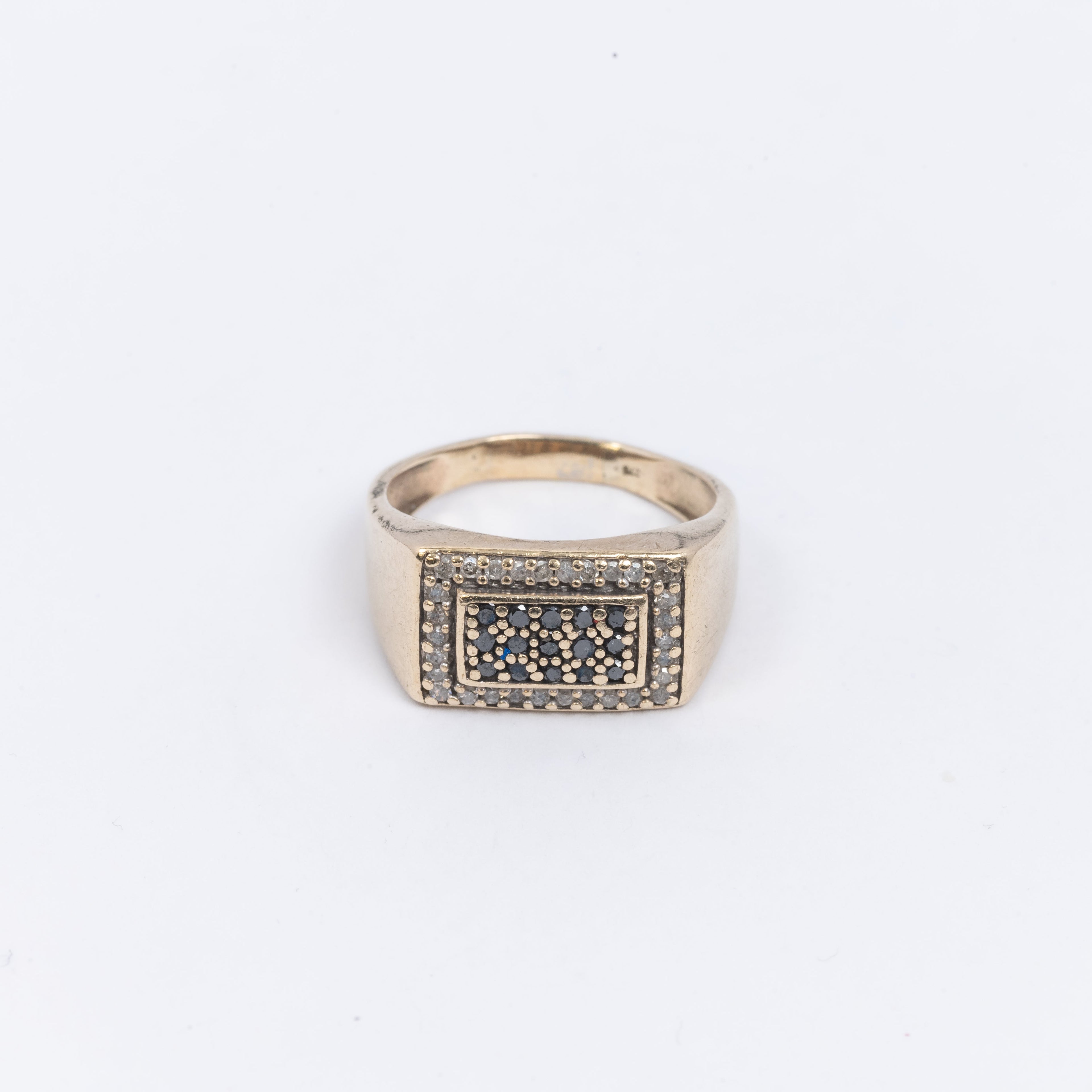 Mens Large Pave Ring