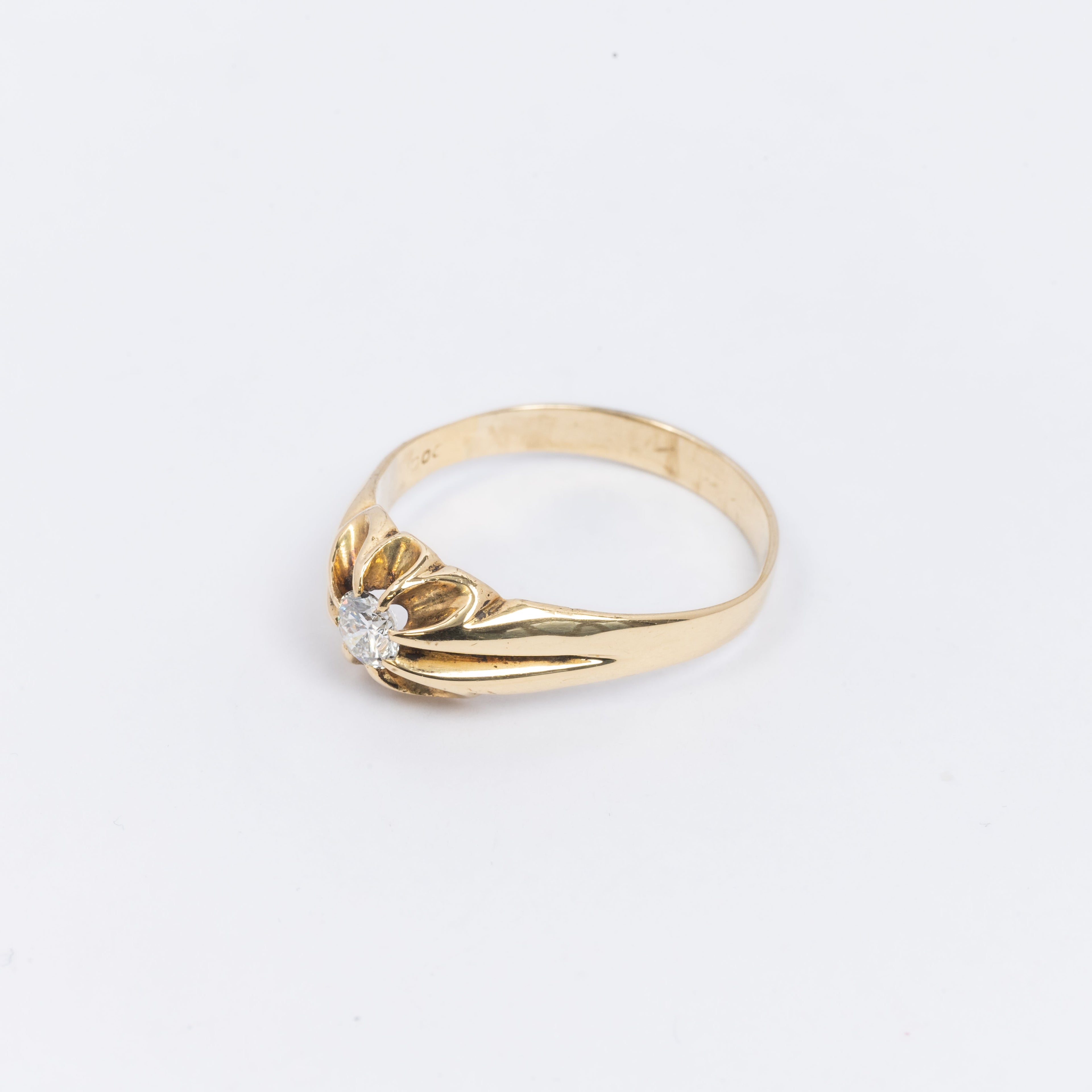 Mens Diamond Solitaire Ring