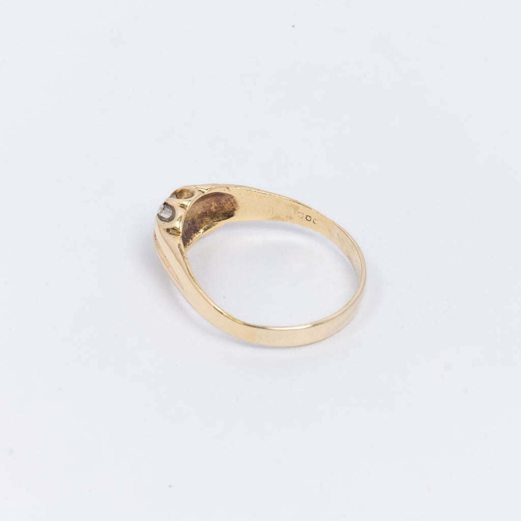 Mens Diamond Solitaire Ring