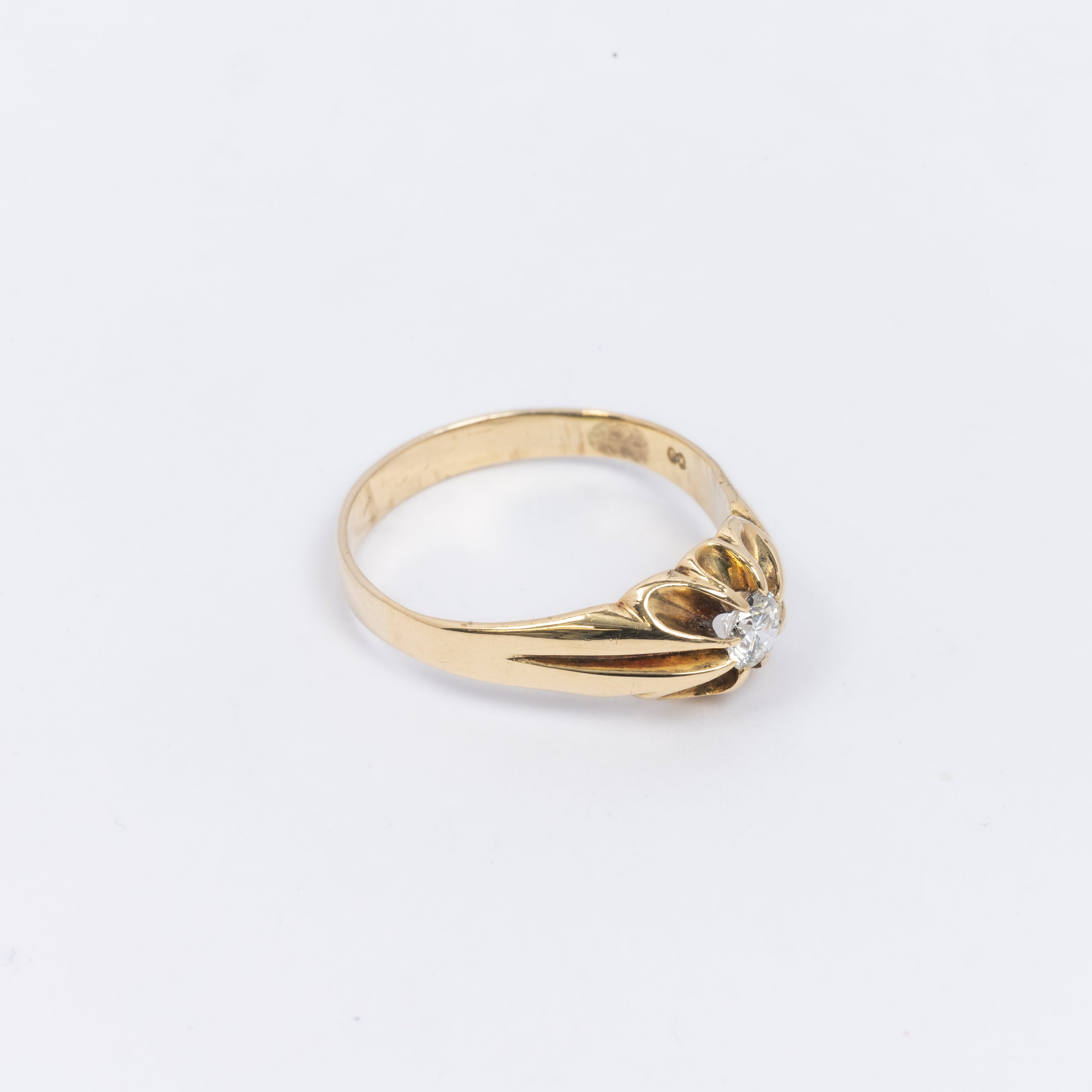 Mens Diamond Solitaire Ring