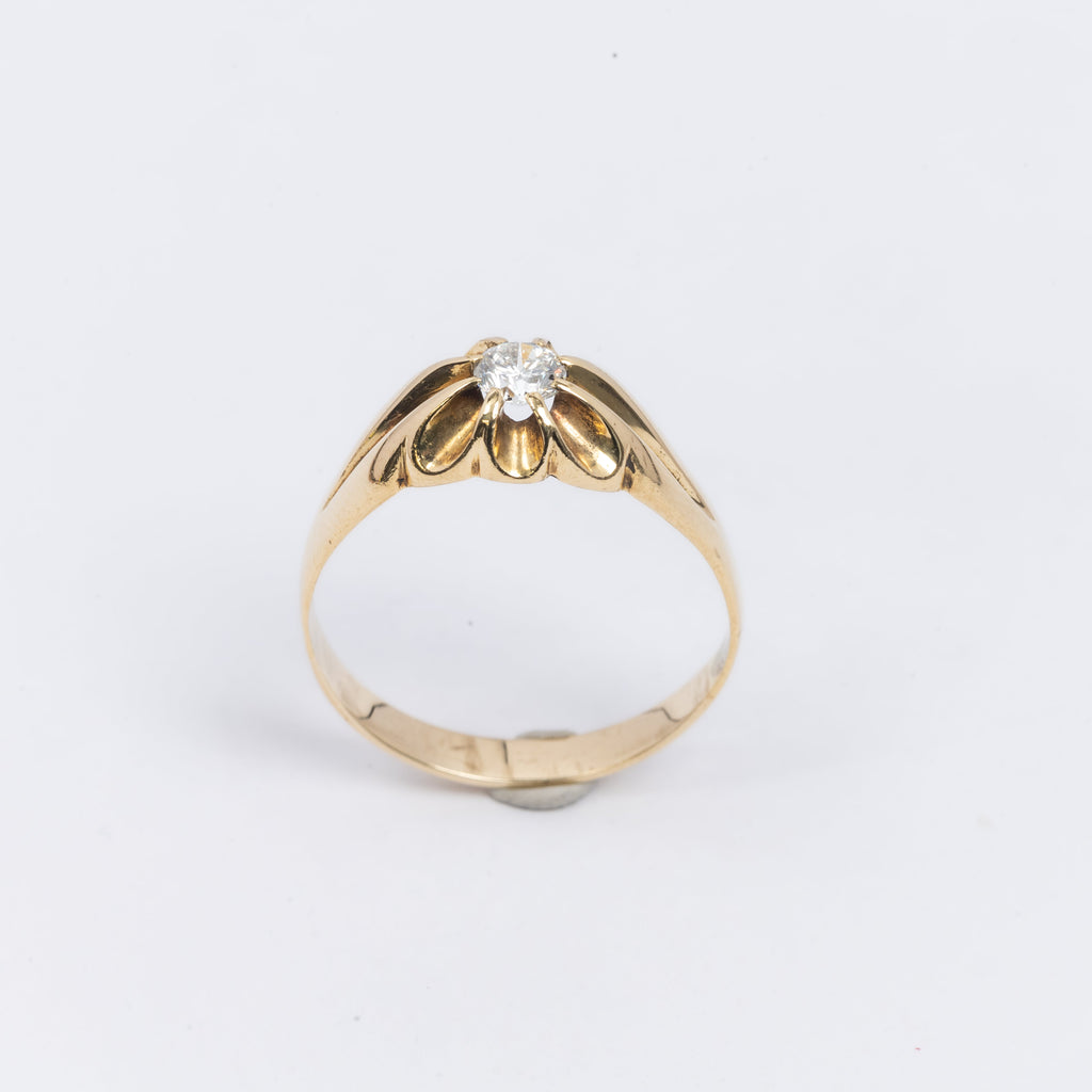 Mens Diamond Solitaire Ring