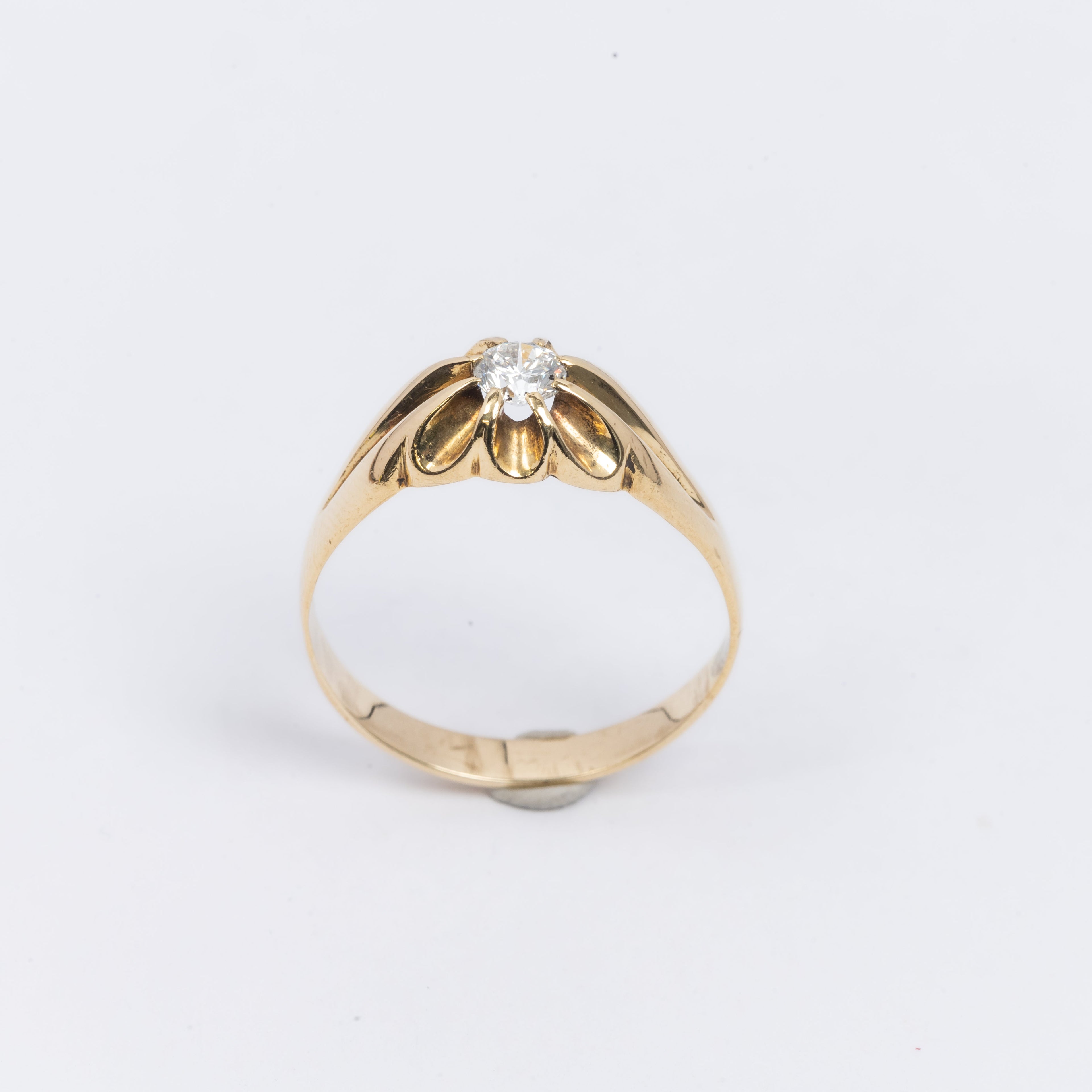 Mens Diamond Solitaire Ring