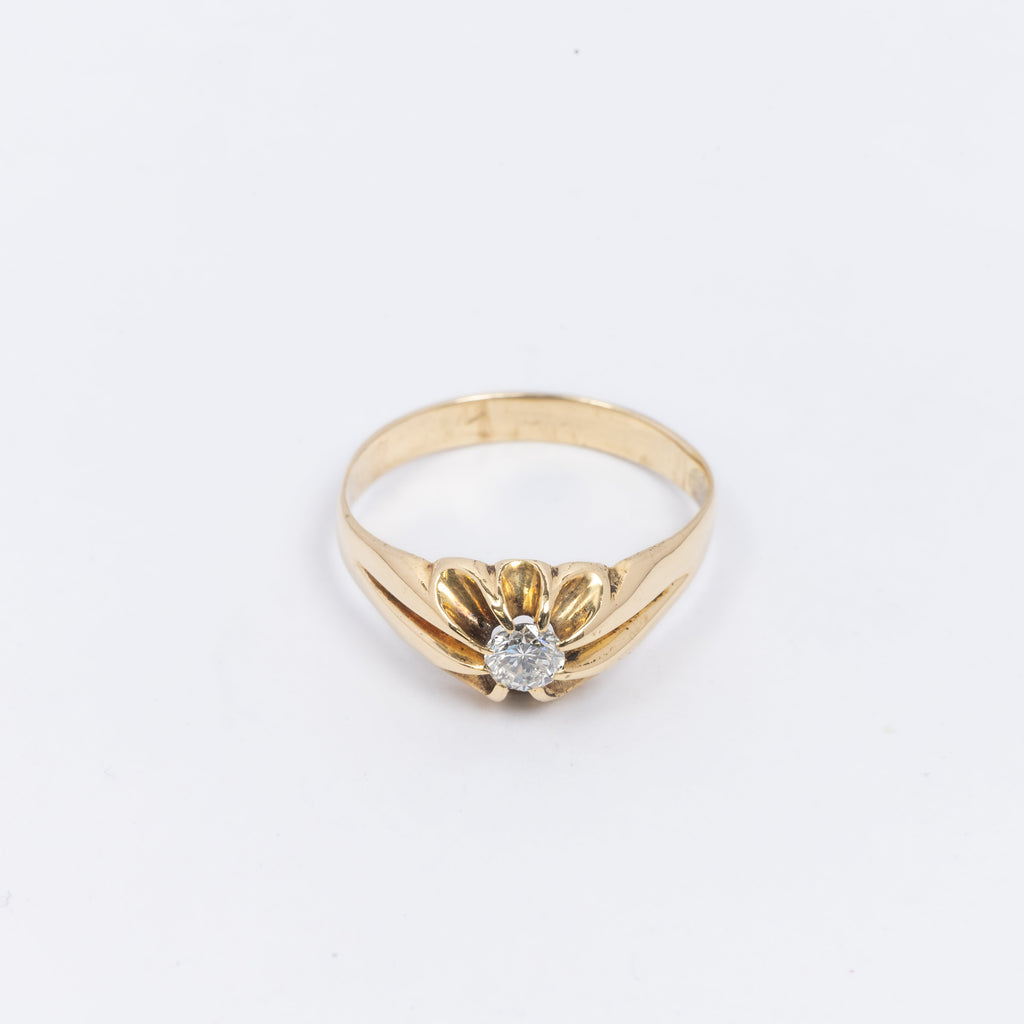 Mens Diamond Solitaire Ring