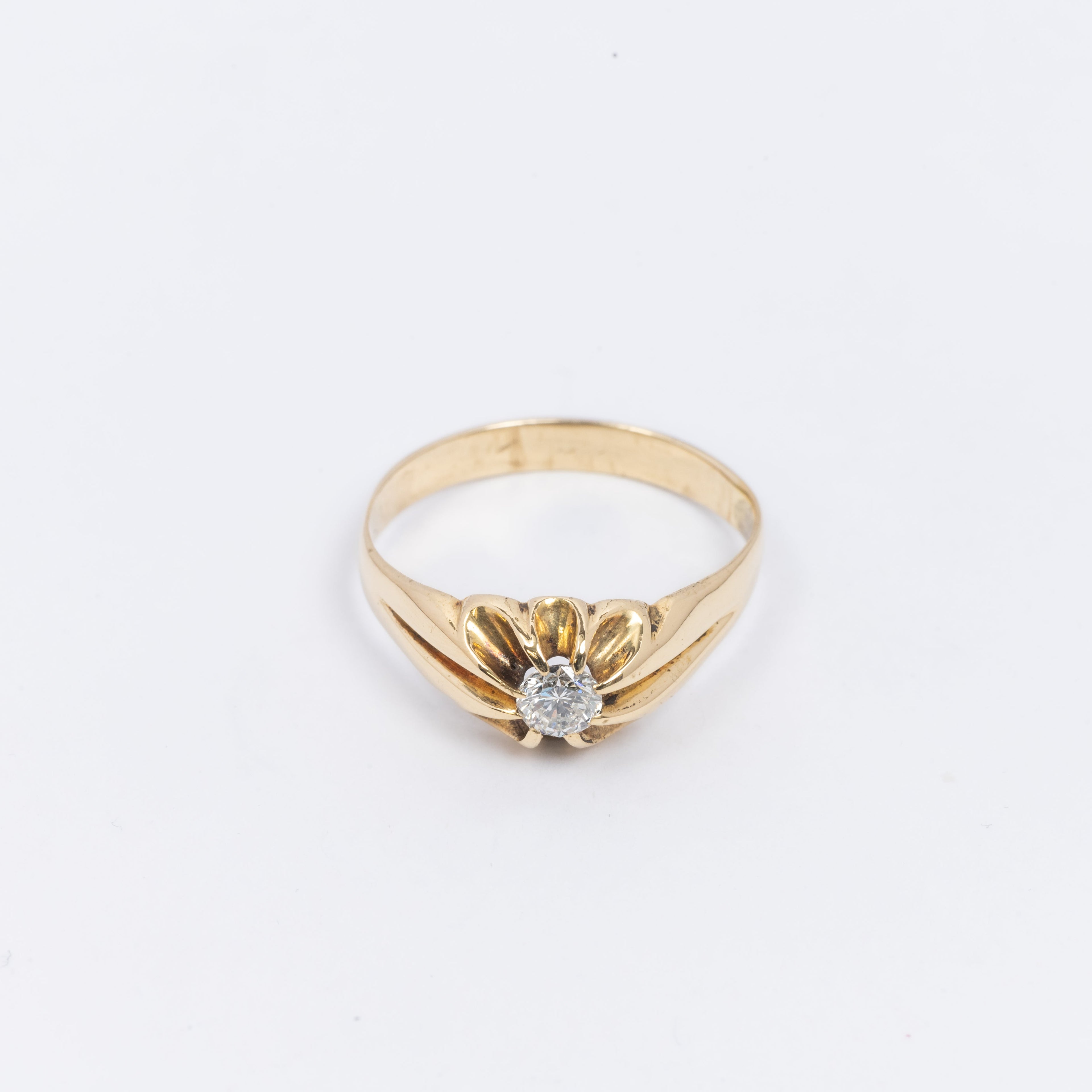 Mens Diamond Solitaire Ring
