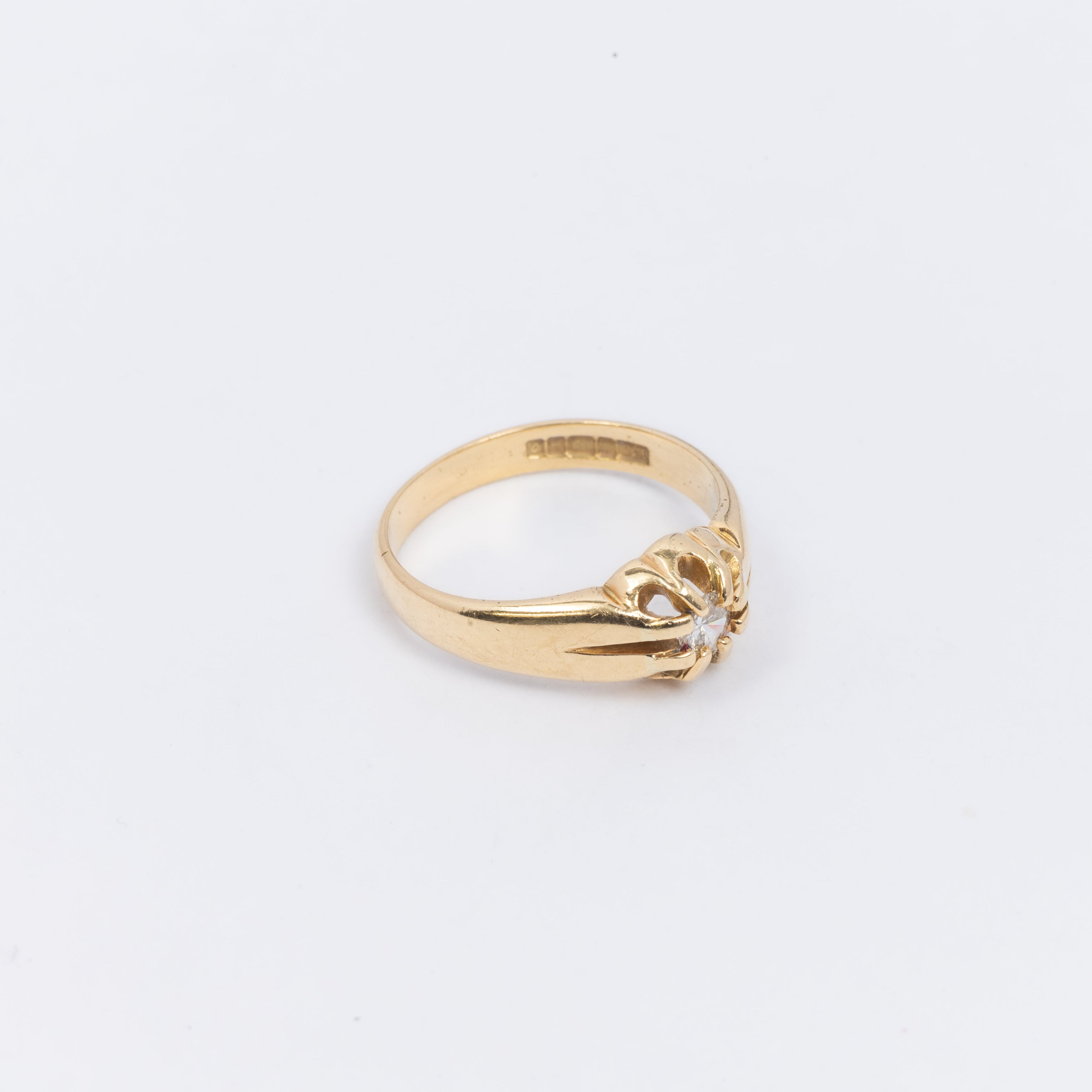 Mens Diamond Solitaire Ring