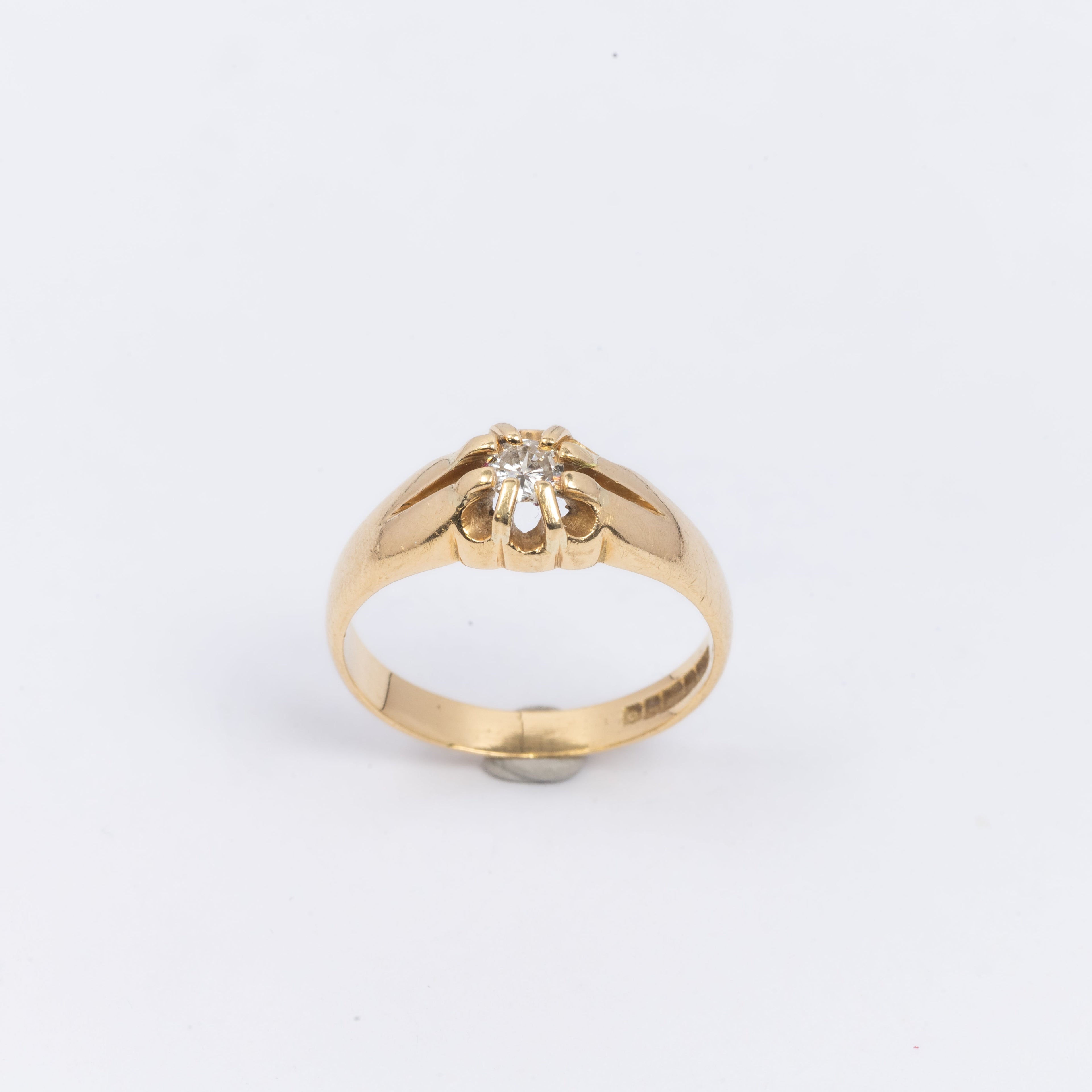 Mens Diamond Solitaire Ring