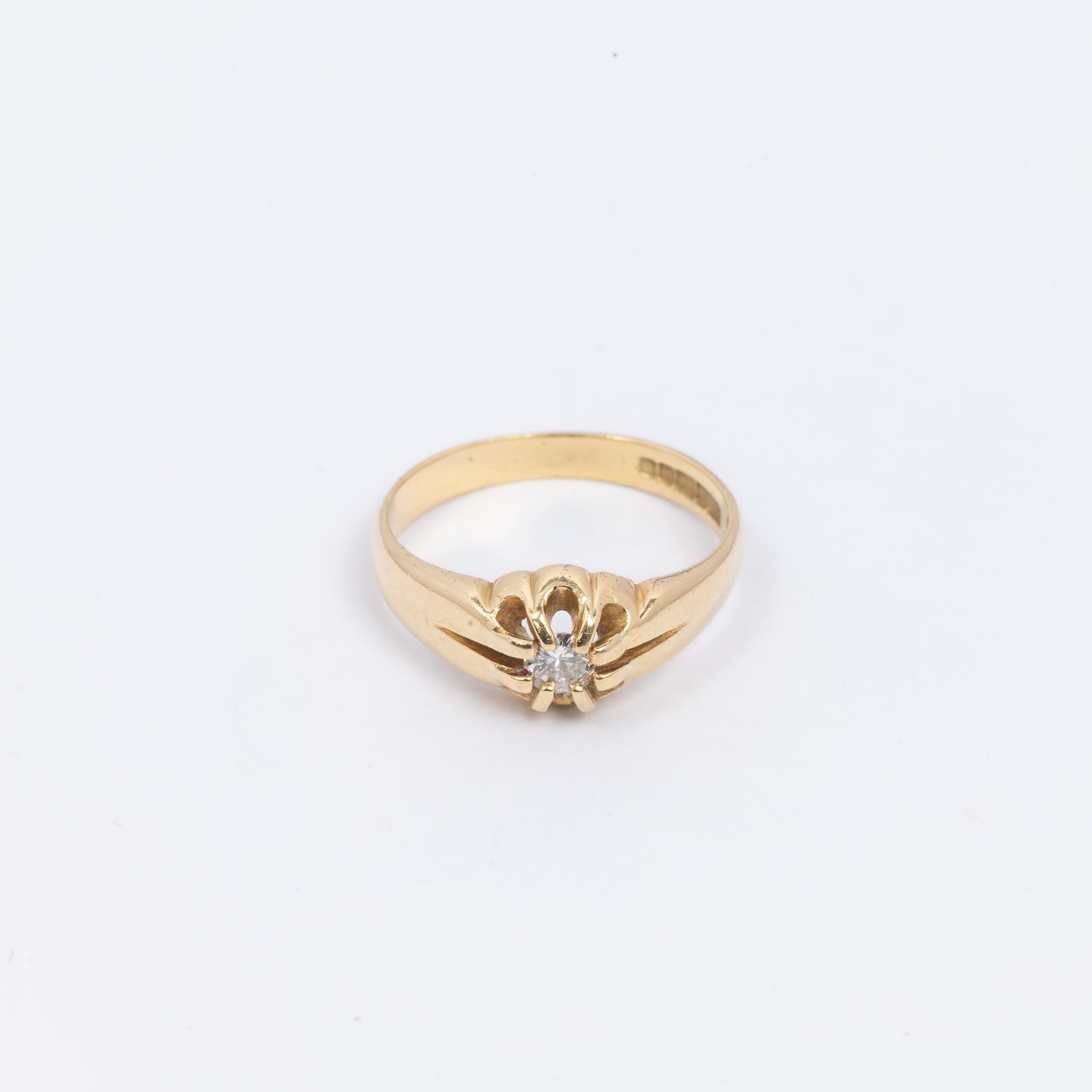 Mens Diamond Solitaire Ring
