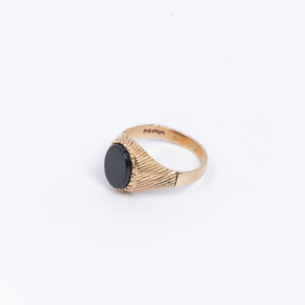 Mens Oval Signet Ring