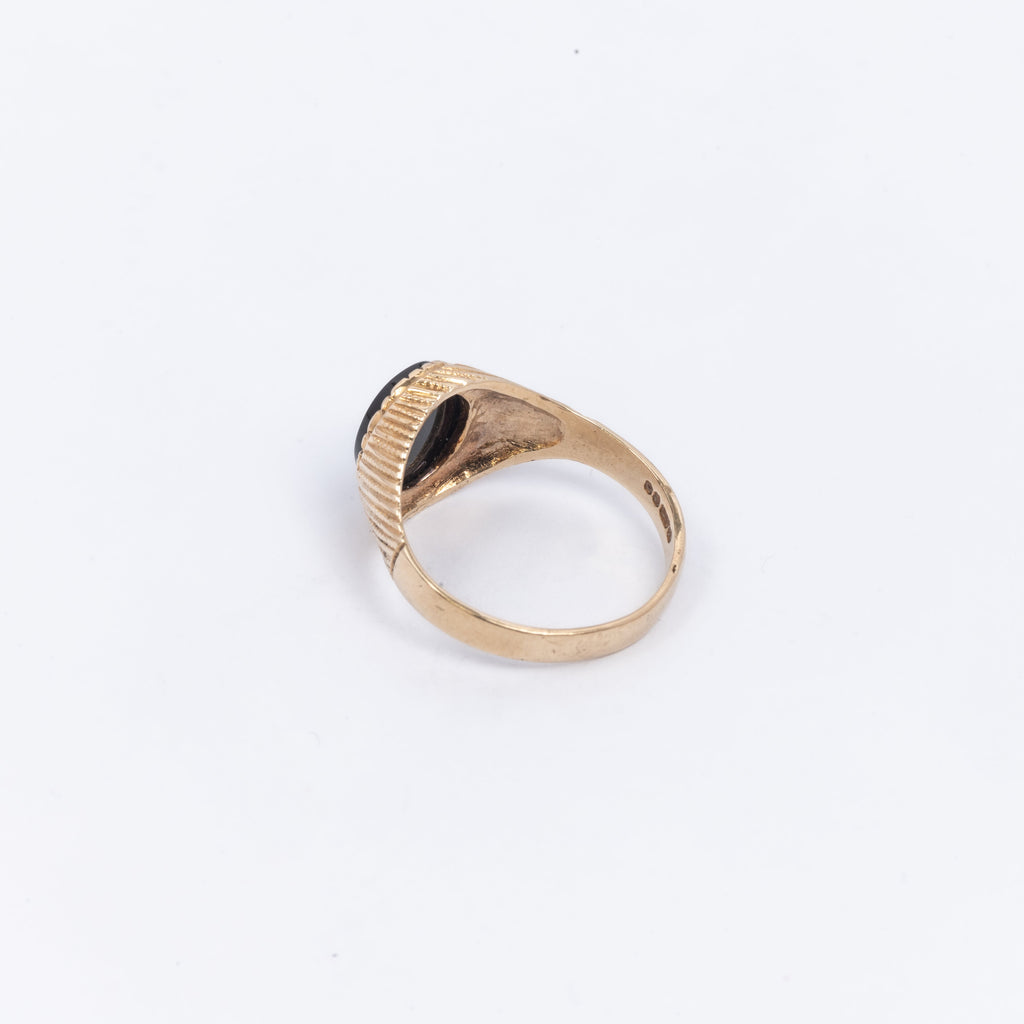 Mens Oval Signet Ring
