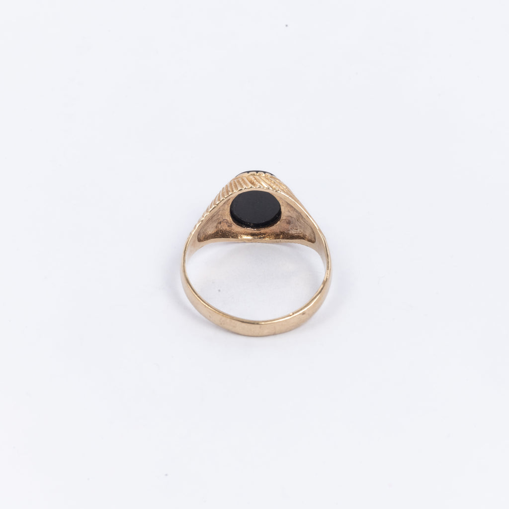 Mens Oval Signet Ring