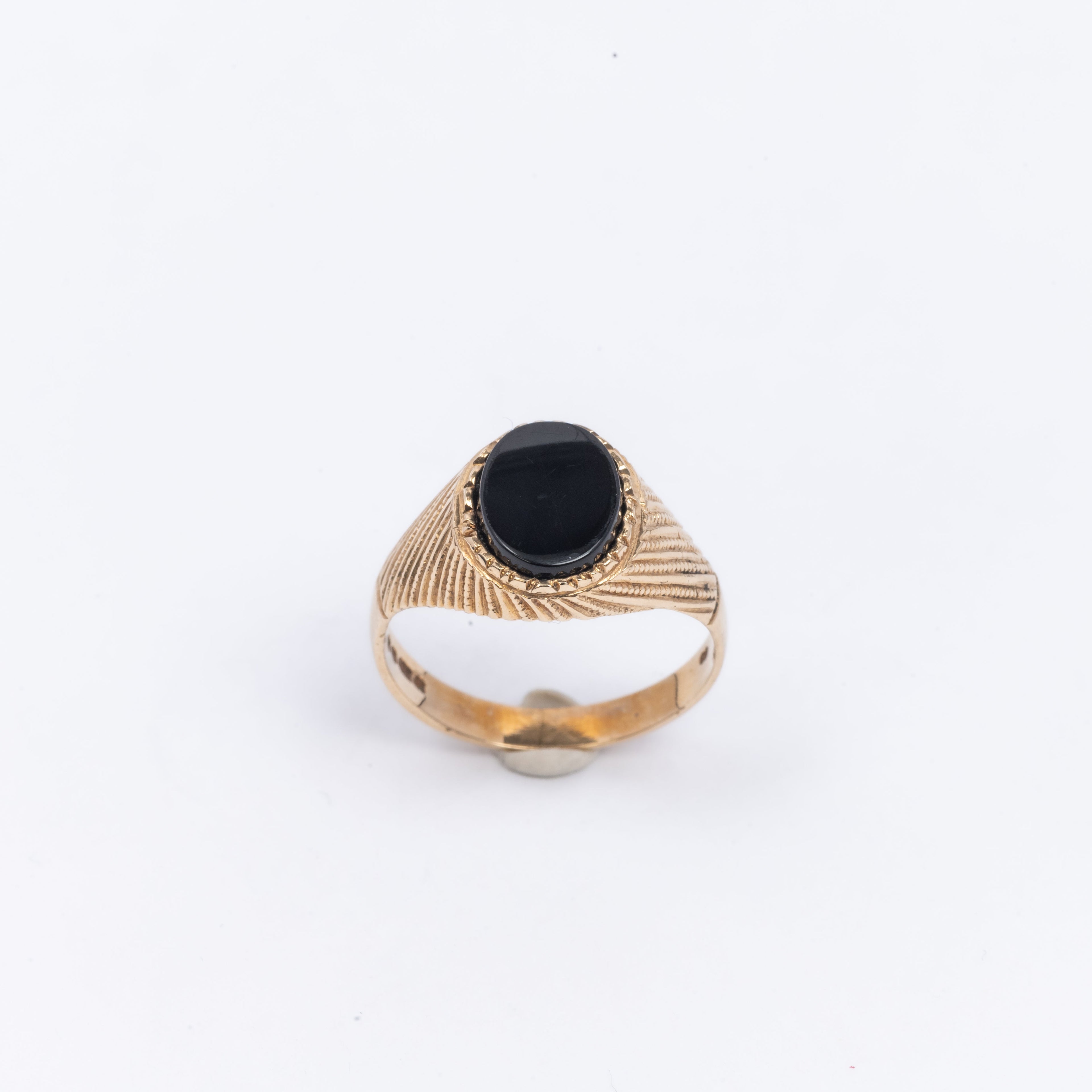 Mens Oval Signet Ring