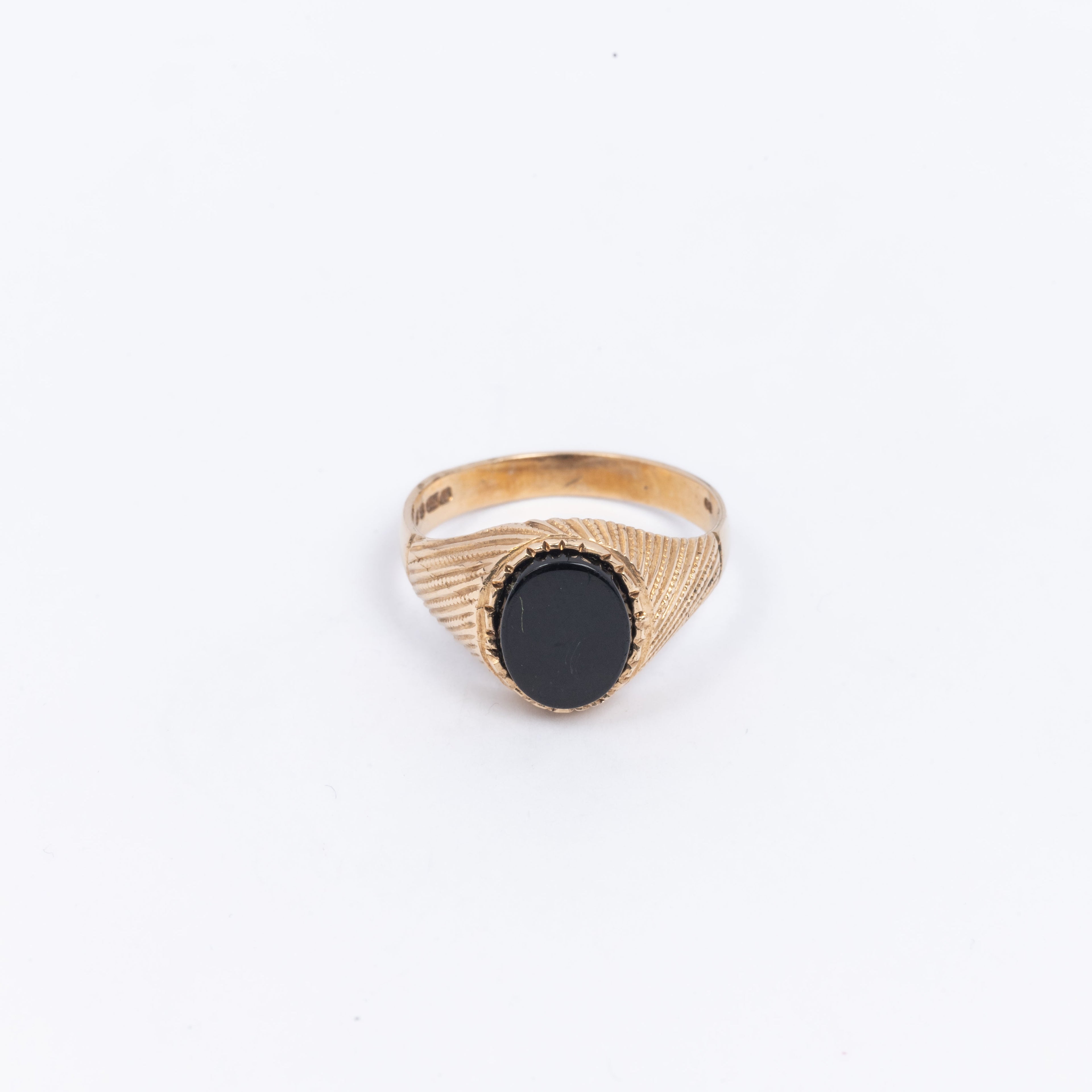 Mens Oval Signet Ring