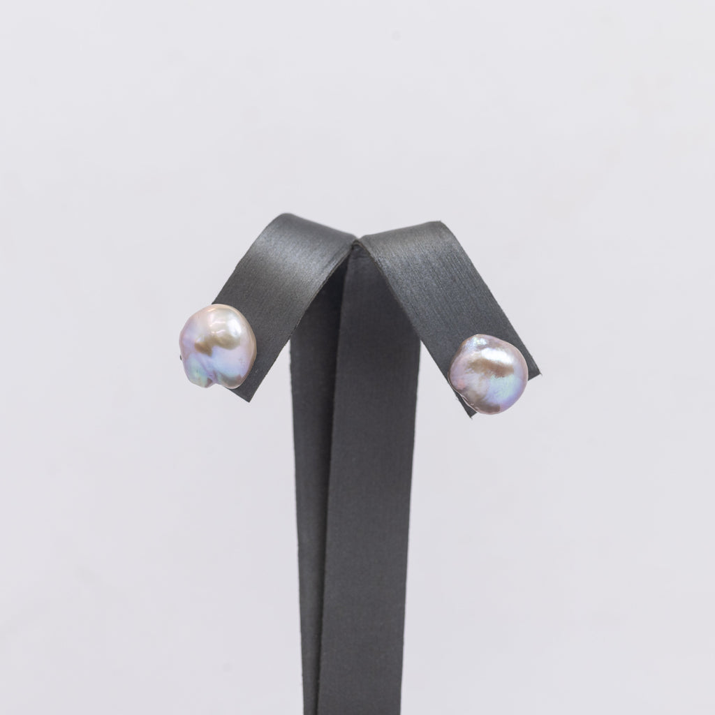 Ladies Large Freshwater Pearl Earrings