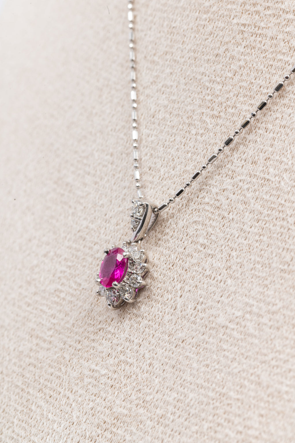 Ruby & Diamond Necklace