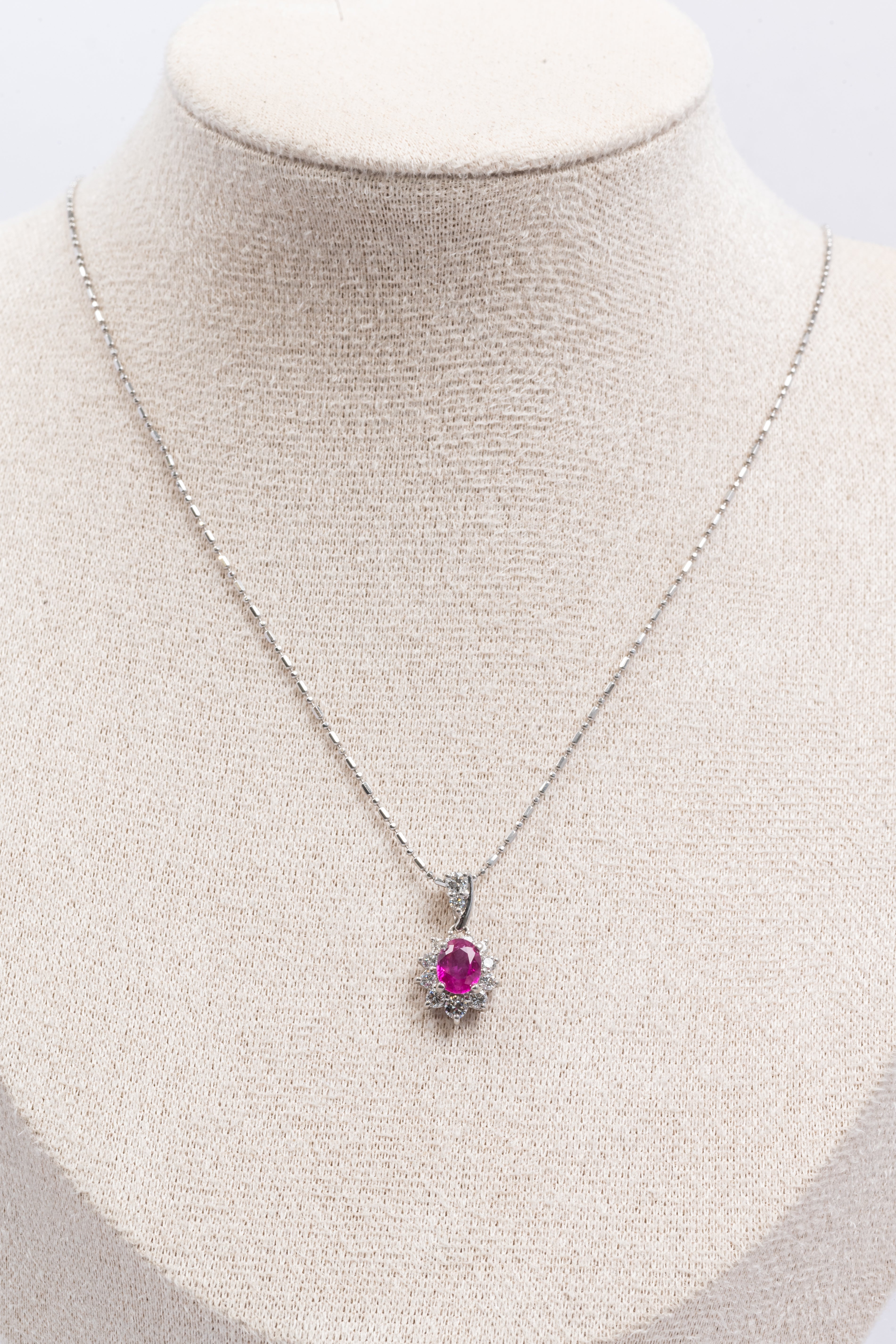 Ruby & Diamond Necklace