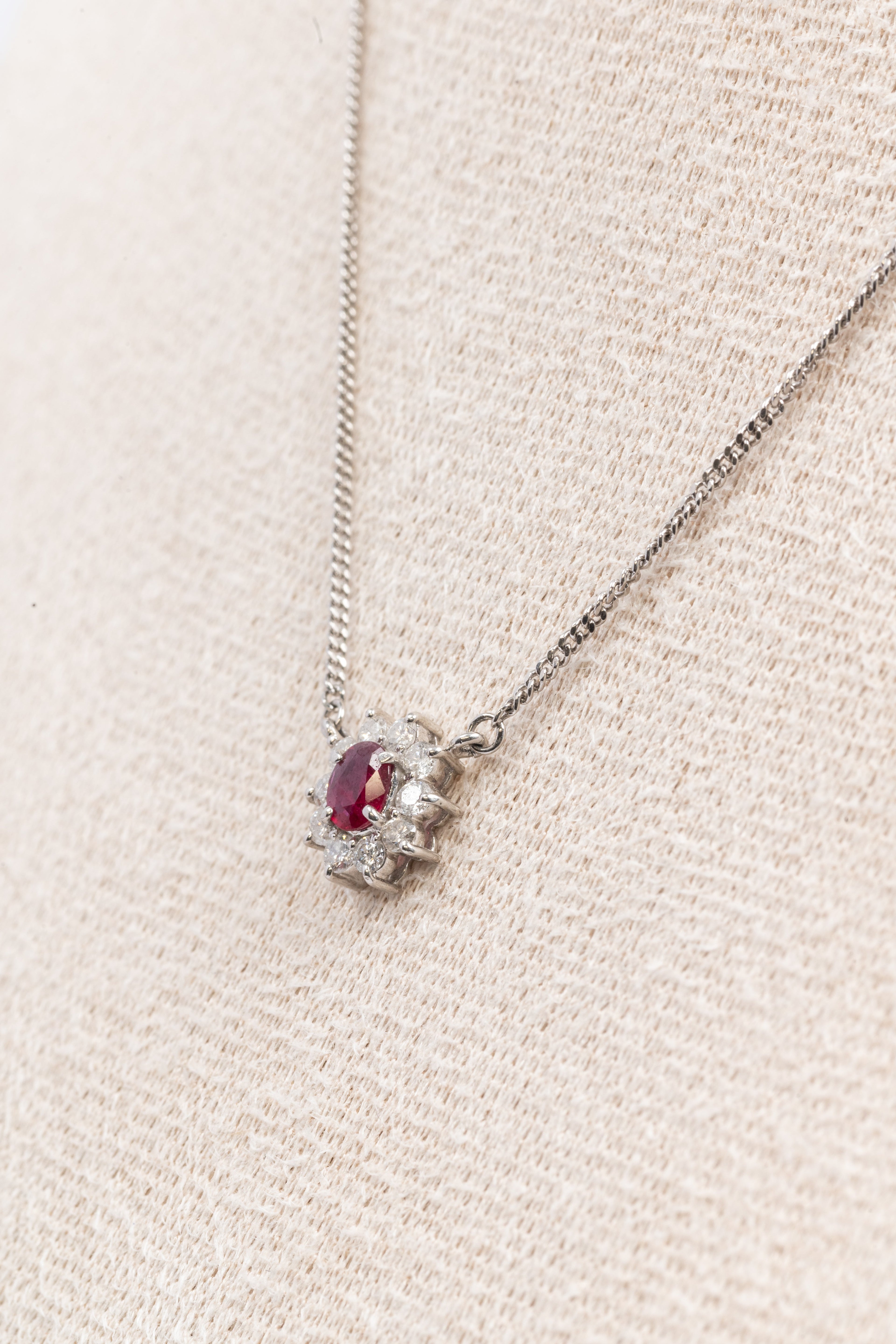 Ruby & Diamond Pendant