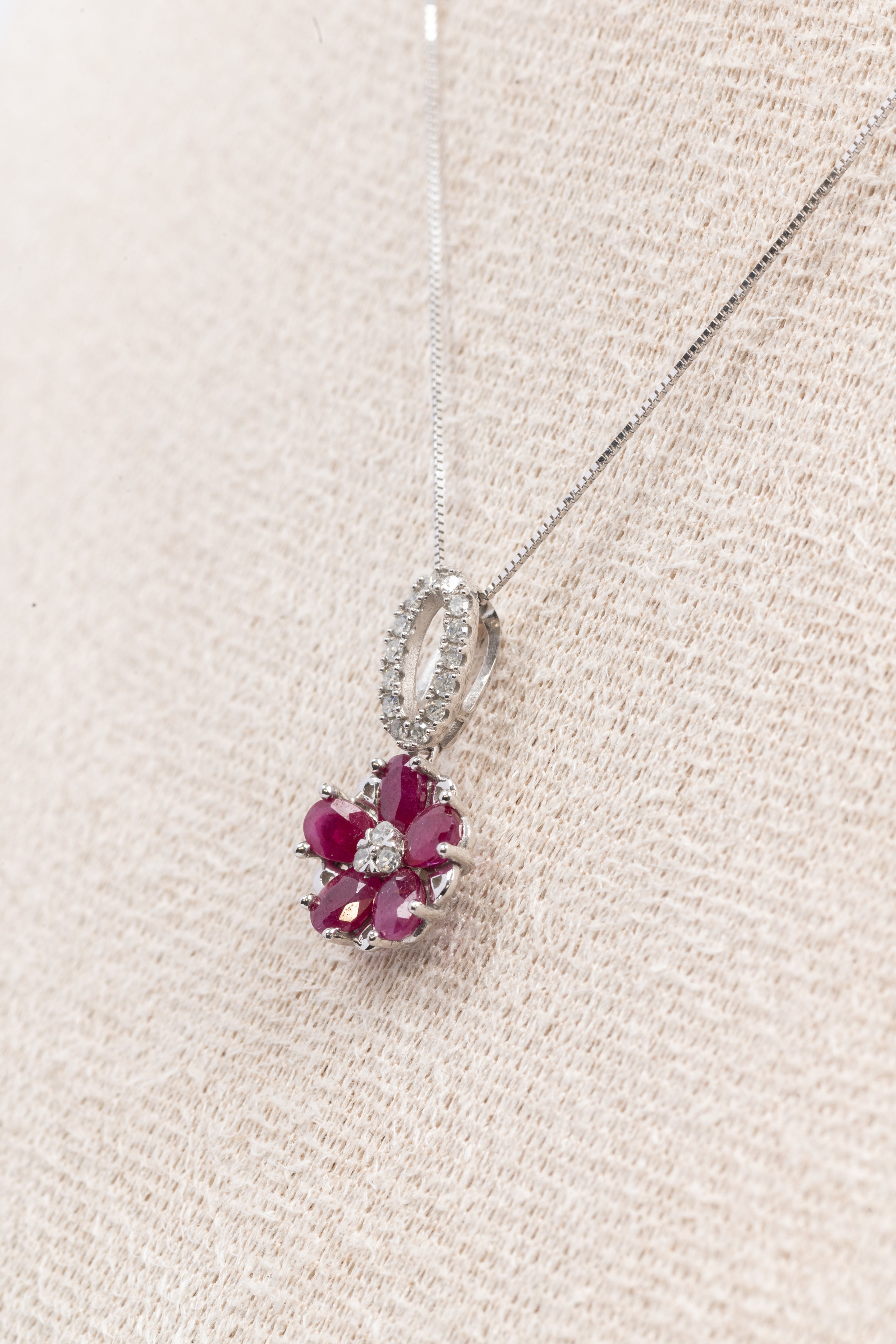 Ruby & Diamond Pendant