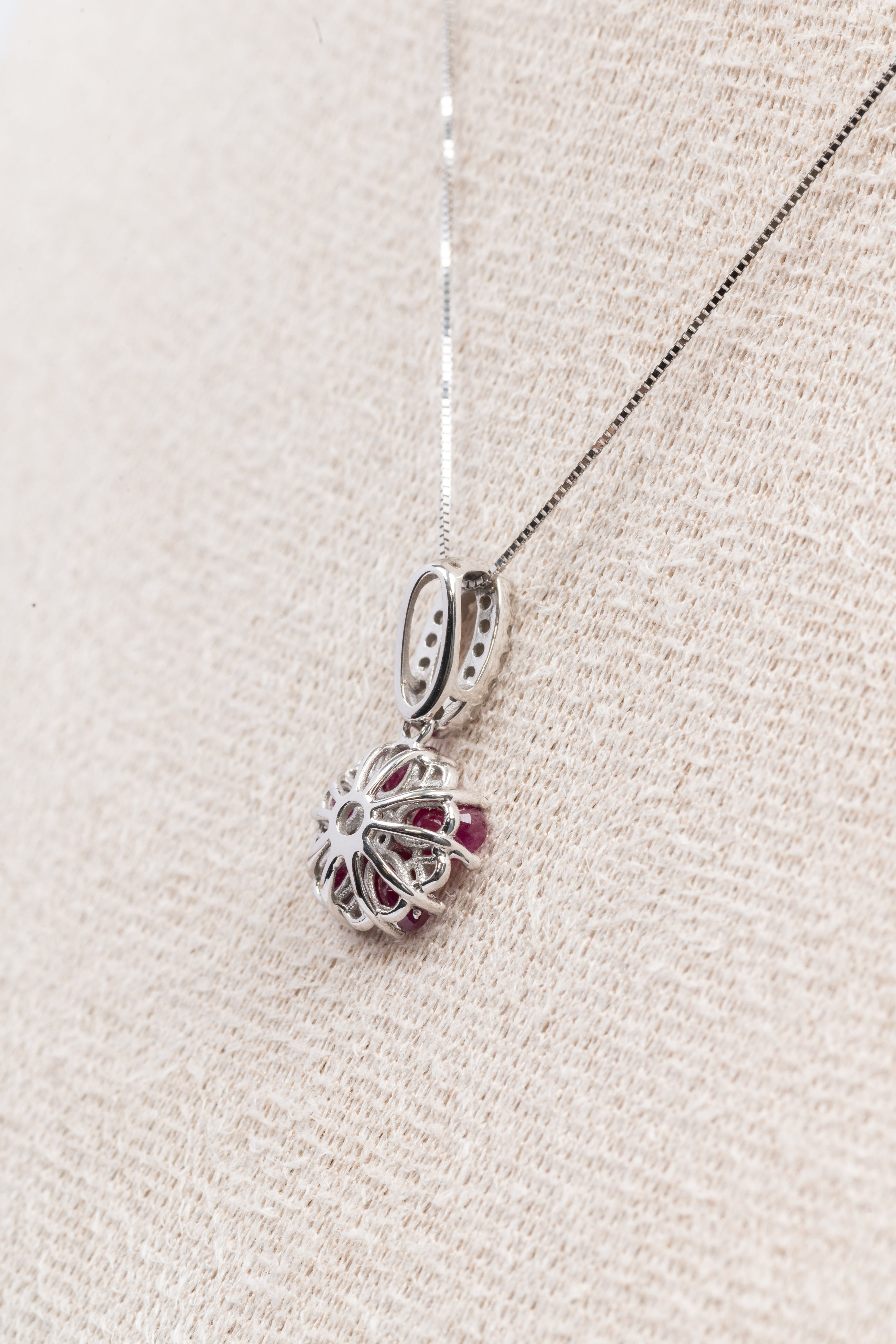 Ruby & Diamond Pendant