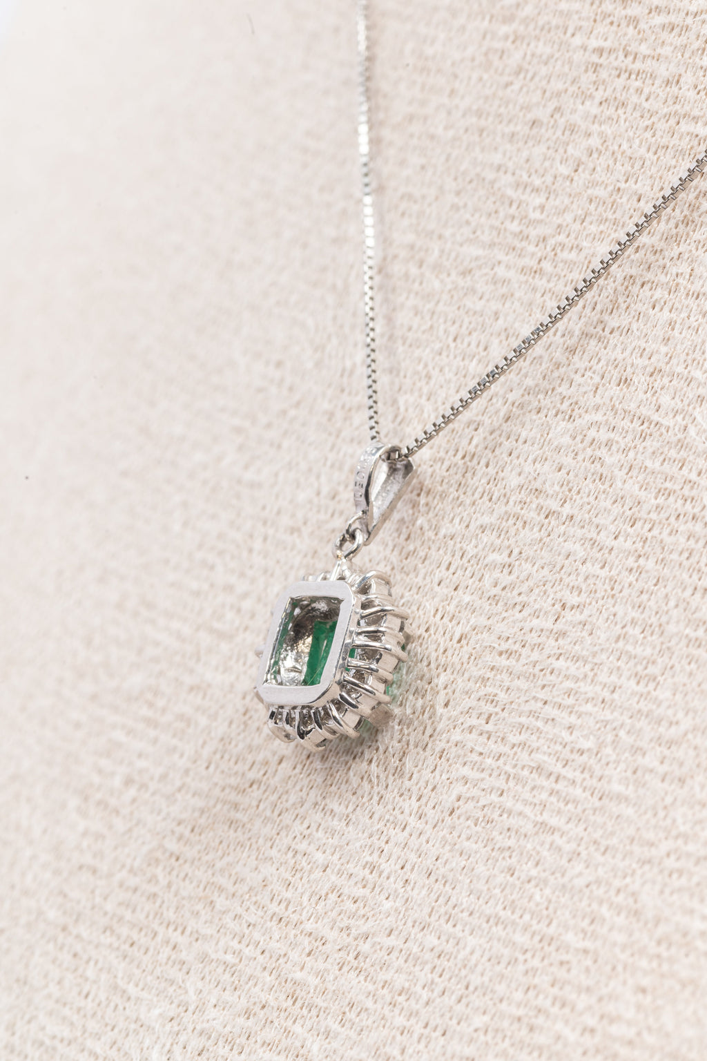 Emerald & Diamond Necklace