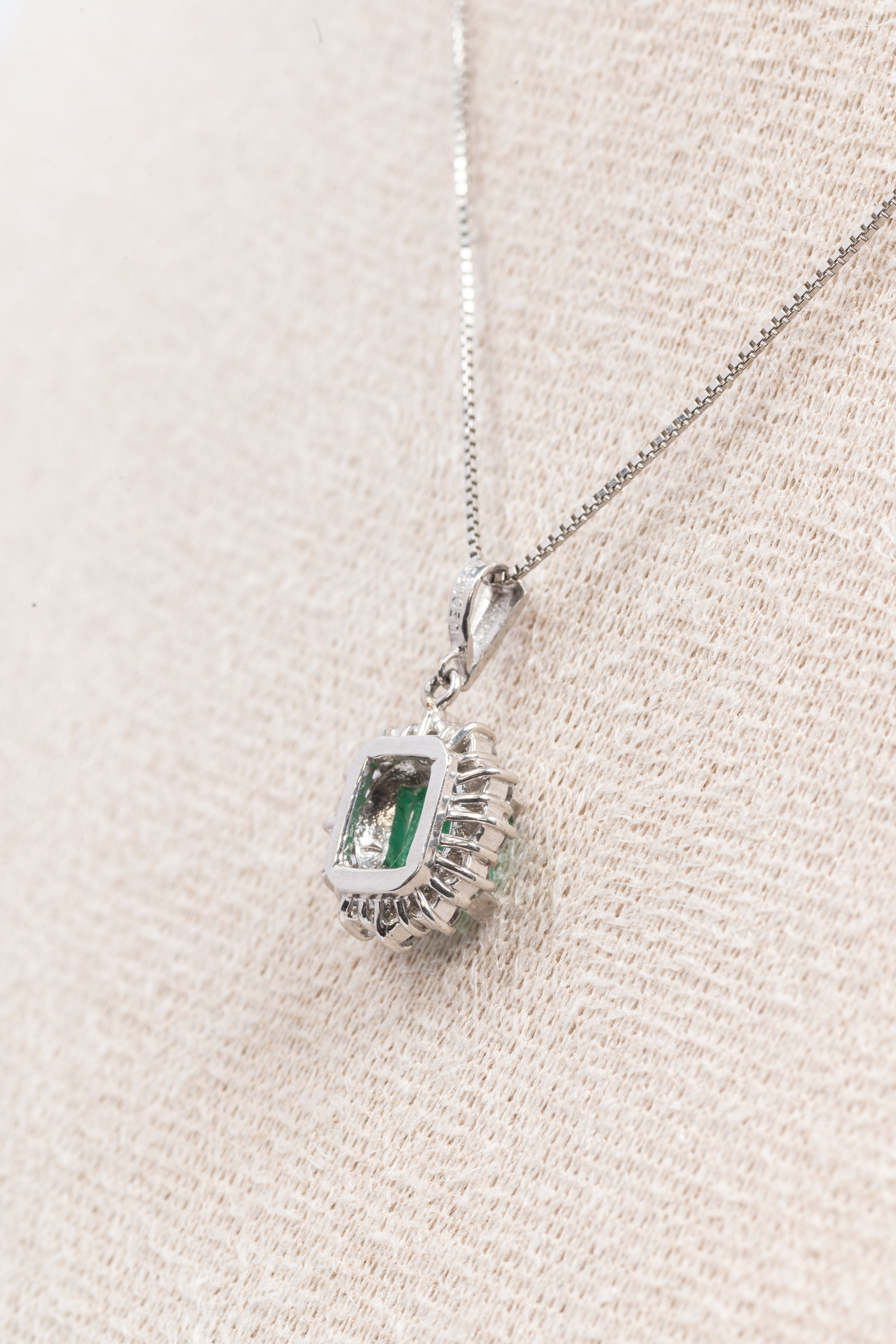 Emerald & Diamond Necklace