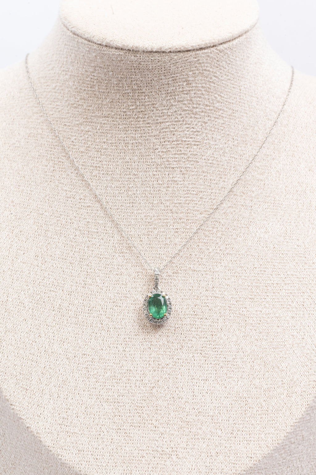Emerald & Diamond Necklace