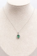 Emerald & Diamond Necklace