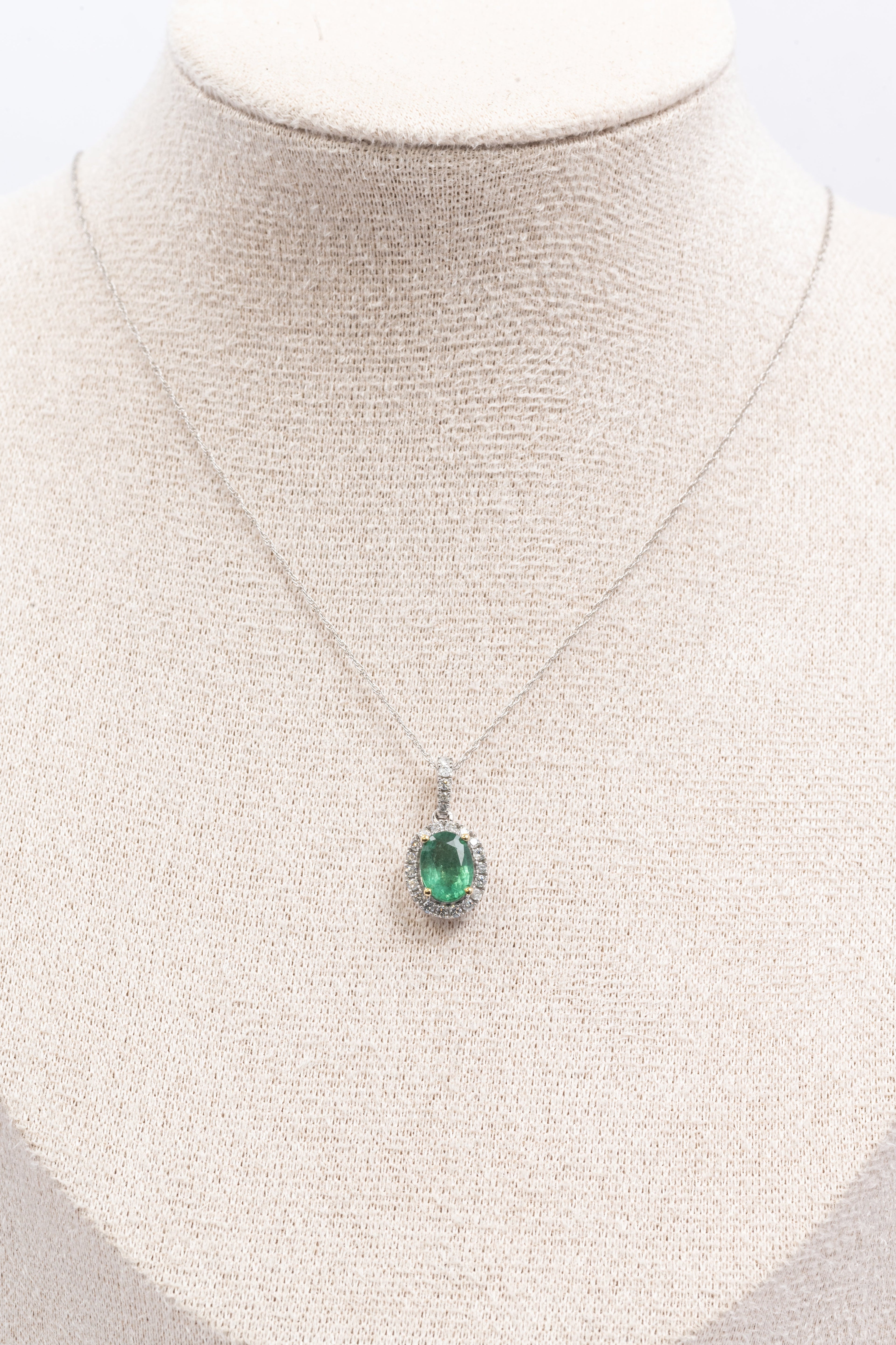 Emerald & Diamond Necklace